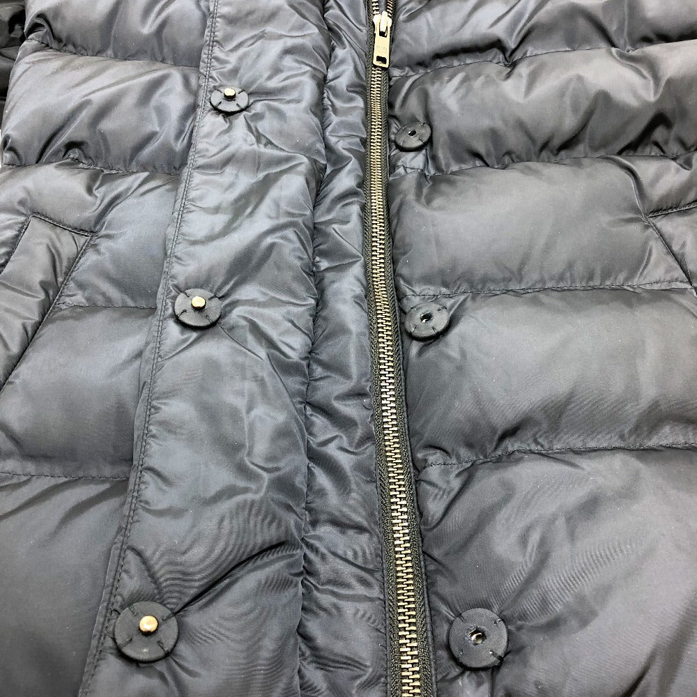 PRADA Down jacket Down, Nylon Navy Women 42S