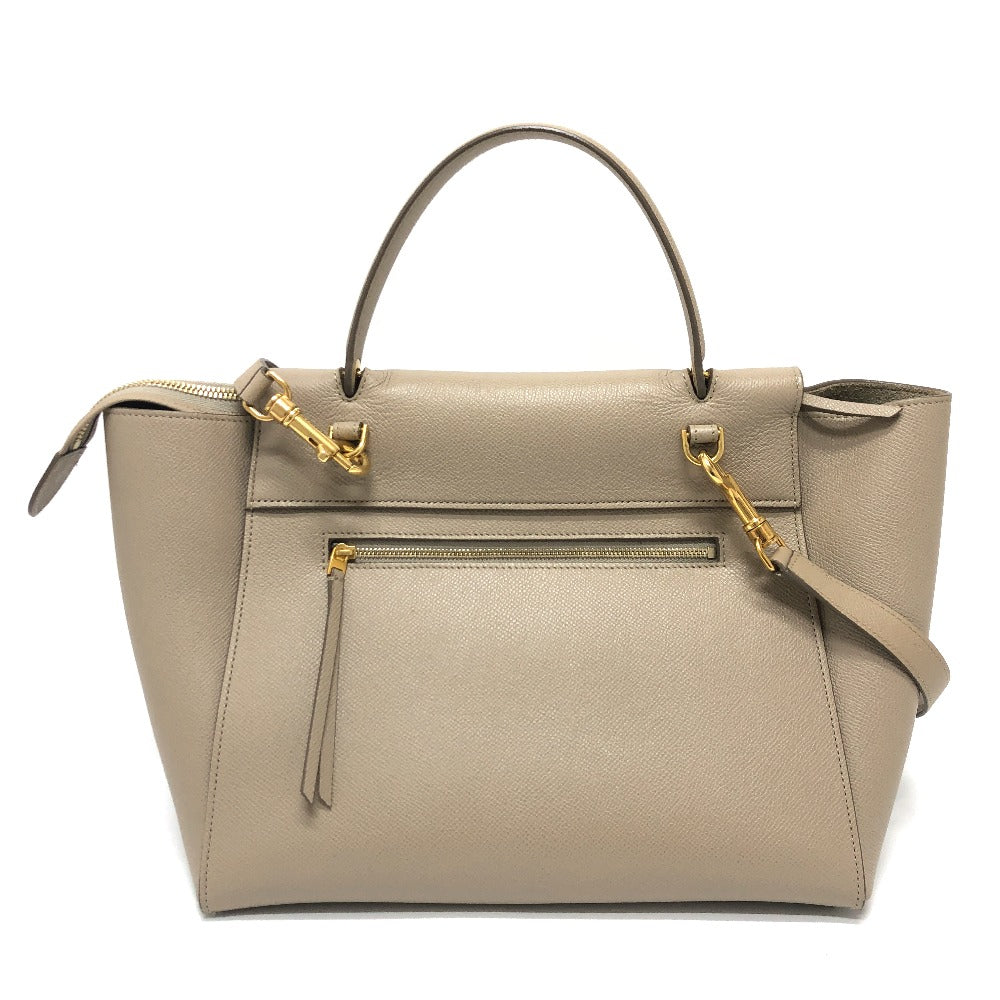 CELINE Handbag leather beige Shoulder Belt bag small Women