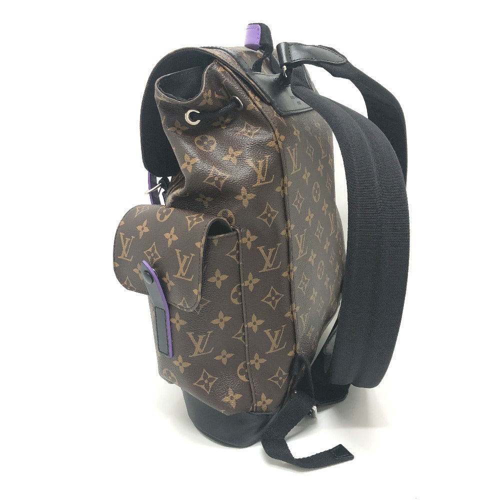 LOUIS VUITTON Backpack Monogram canvas purple Monogram macacer Christopher PM