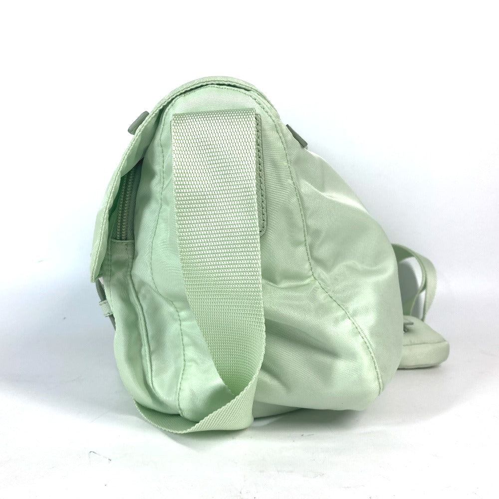 PRADA Shoulder Bag Nylon green Triangle logo plate Re-Nylon Women