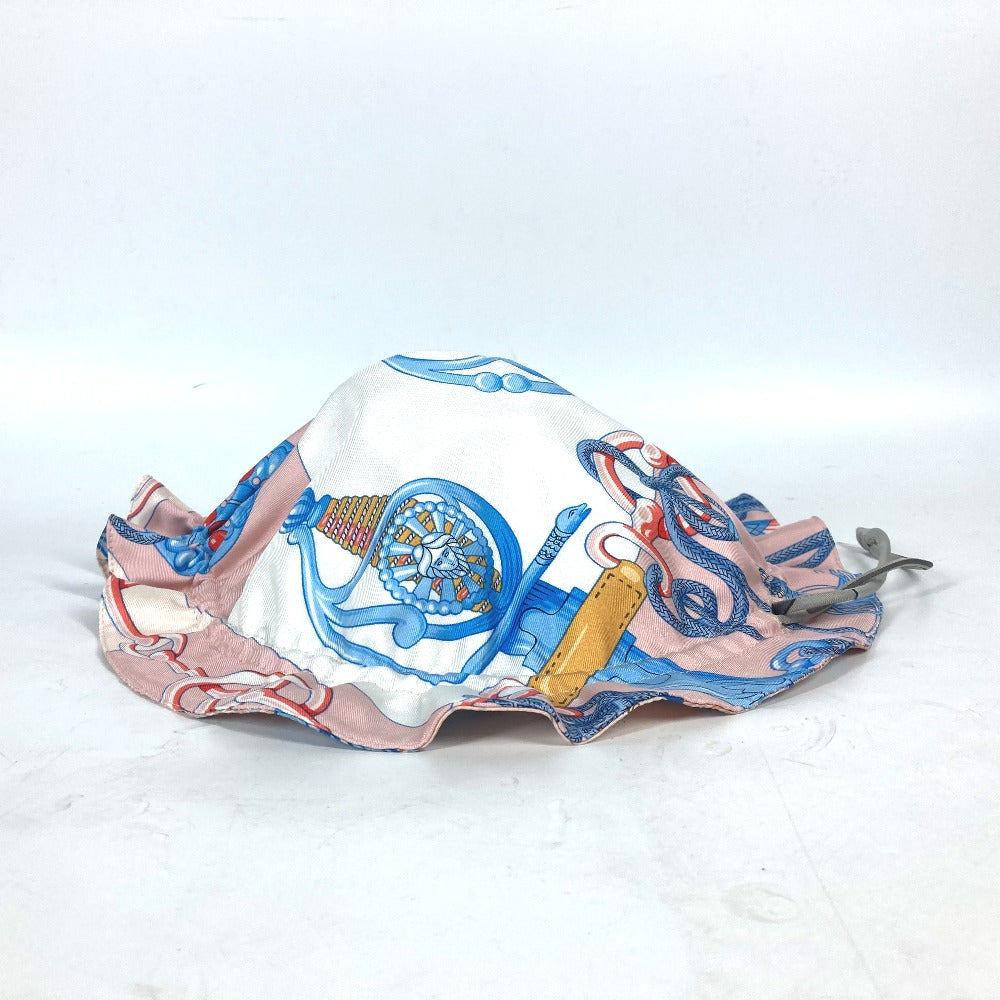 HERMES Pouch silk pink Drawstring pouch Petith Women