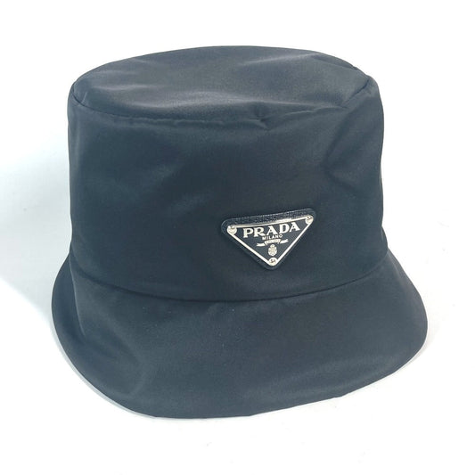 PRADA hat 2HC137 Nylon black Triangle With logo Three Stripes adidas adidas collaboration unisex(Unisex) S