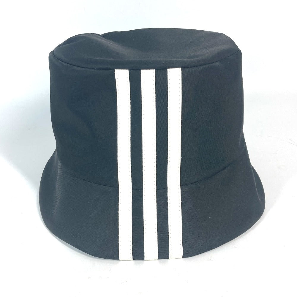 PRADA hat 2HC137 Nylon black Triangle With logo Three Stripes adidas adidas collaboration unisex(Unisex) S