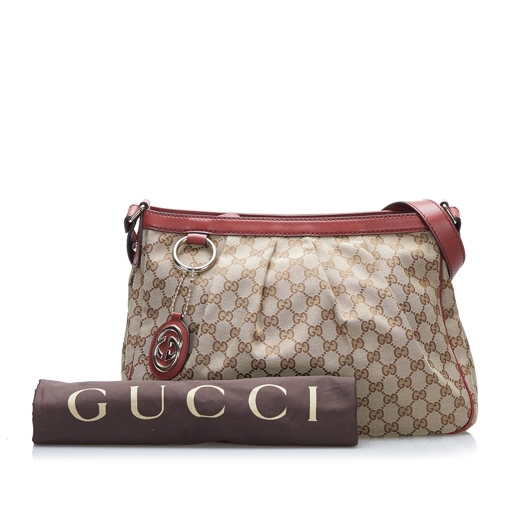 Gucci Leather Canvas Crossbody