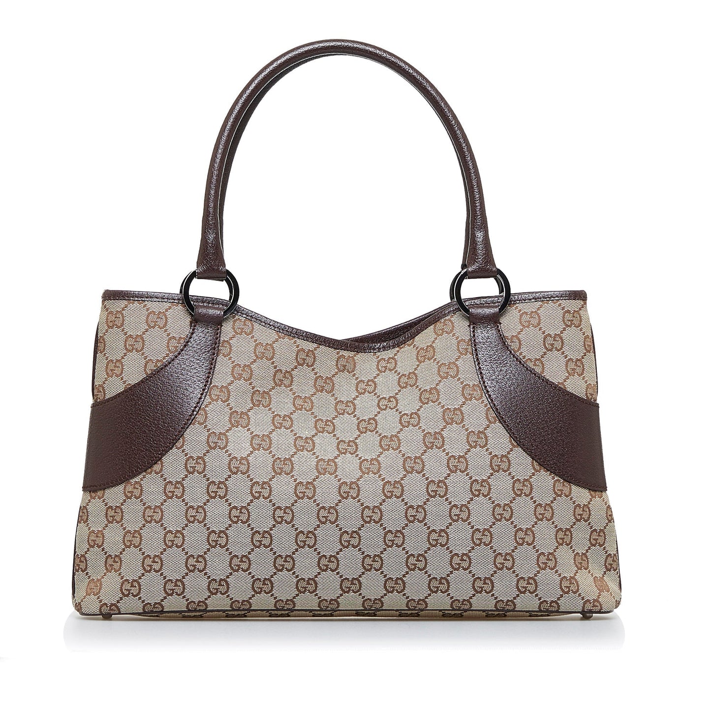 Gucci Leather Canvas Tote