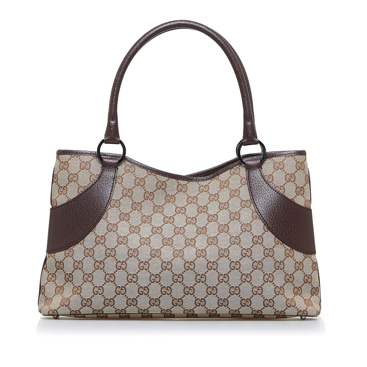 Gucci Leather Canvas Tote