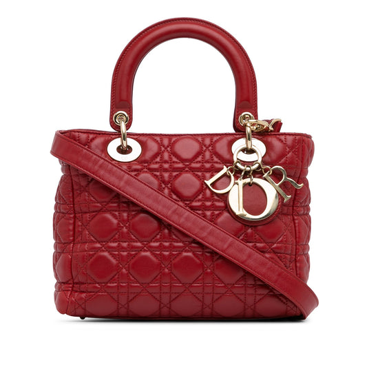 Dior Lady Dior Quilted Leather Handbag