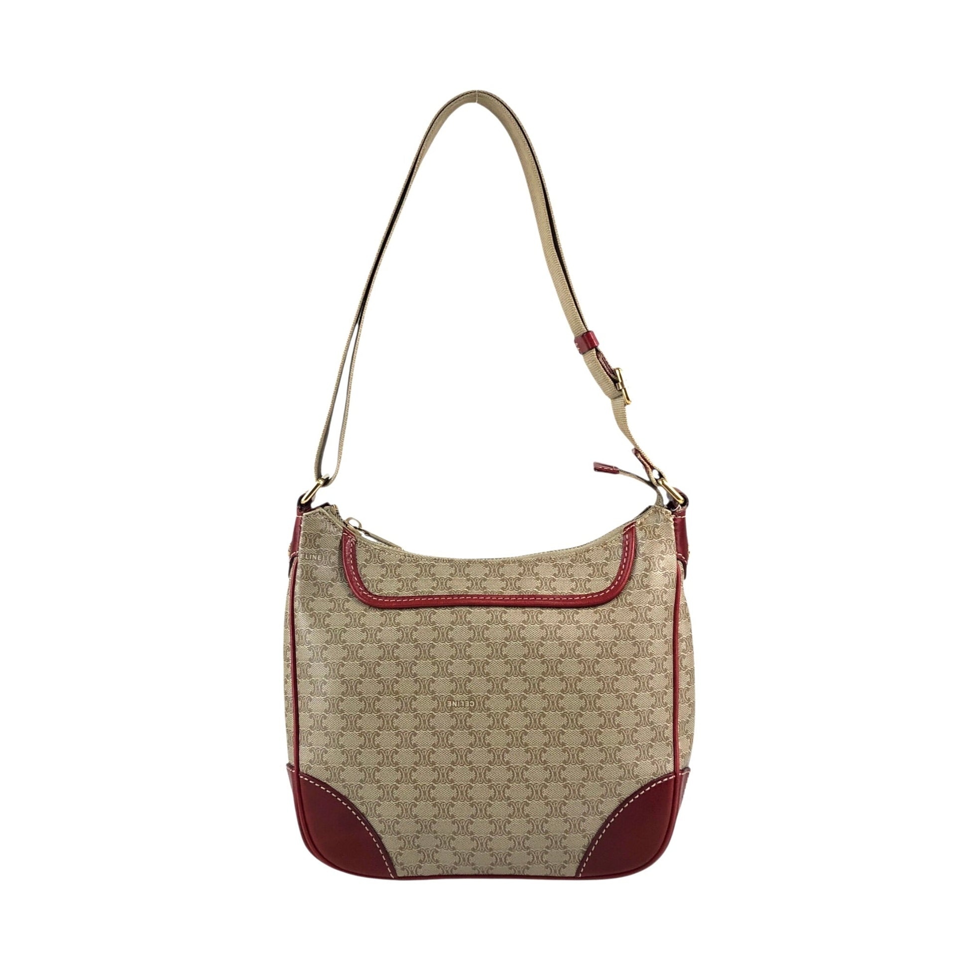 CELINE Macadam Shoulder bag Beige ebftjm
