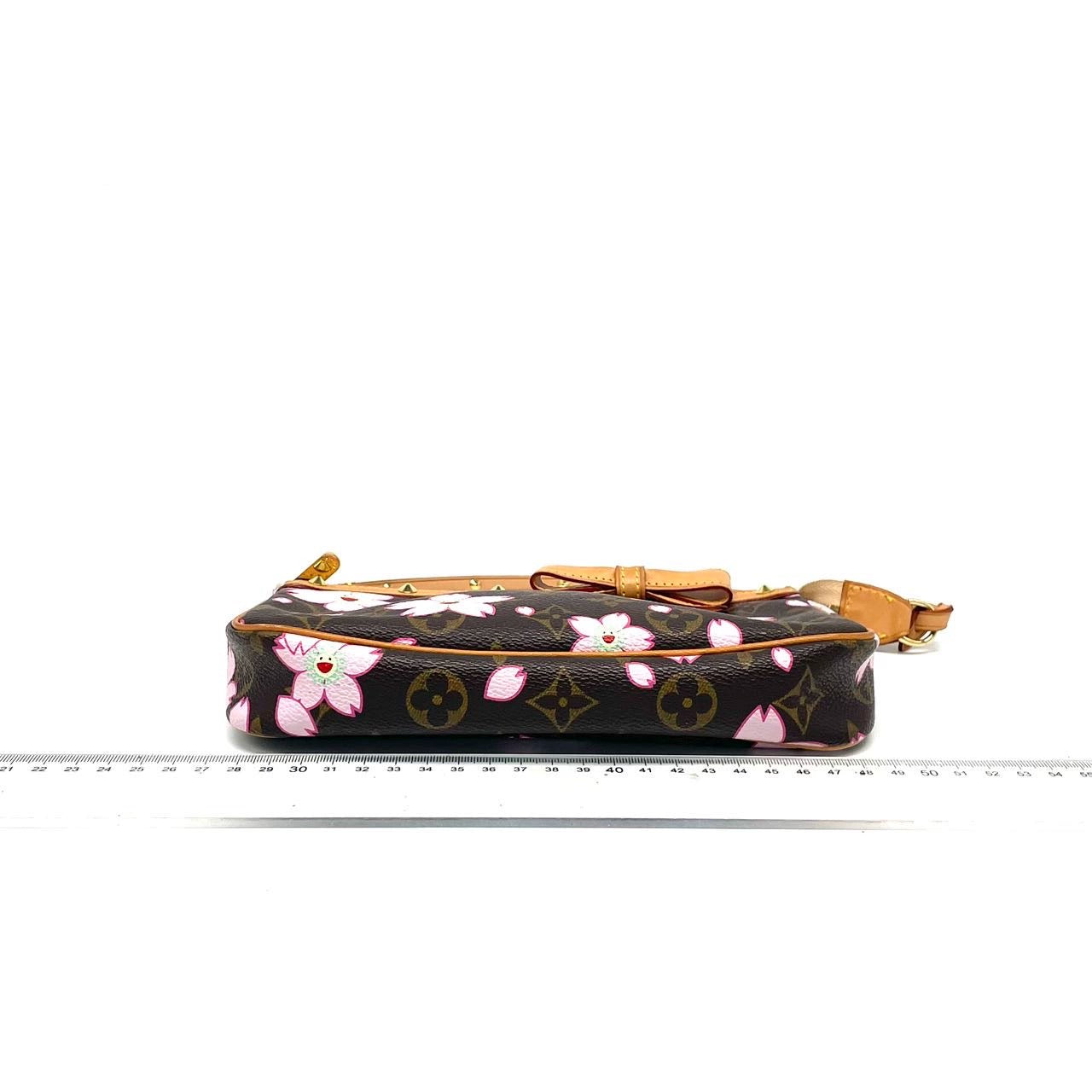 Louis Vuitton x Takashi Murakami Cherry Blossom on Brown Monogram Pochette Accessoire