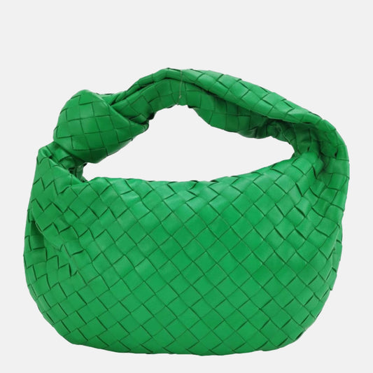 Bottega Veneta Teen Jodie Leather Green Medium