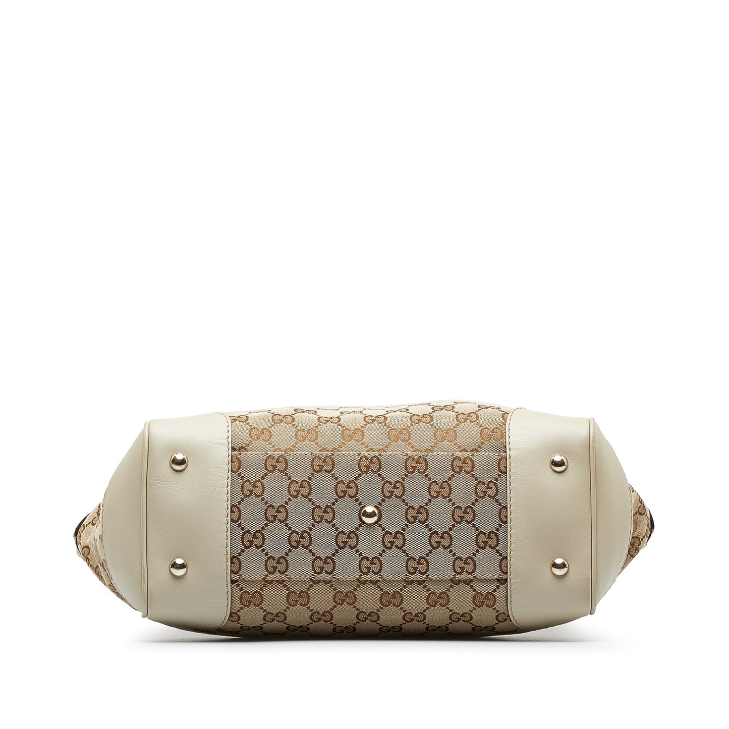 Gucci Leather Canvas Tote