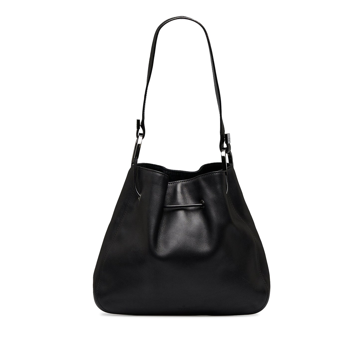 Gucci Black Leather Shoulder Bag Style 1