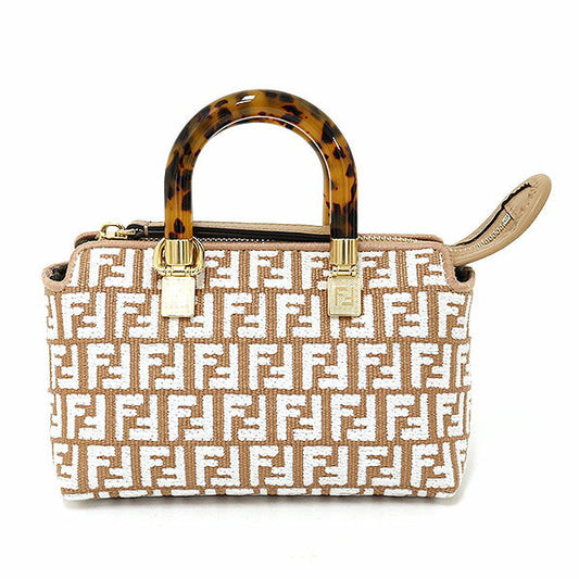 FENDI Handbag 8BS067 fabric beige By the way mini
