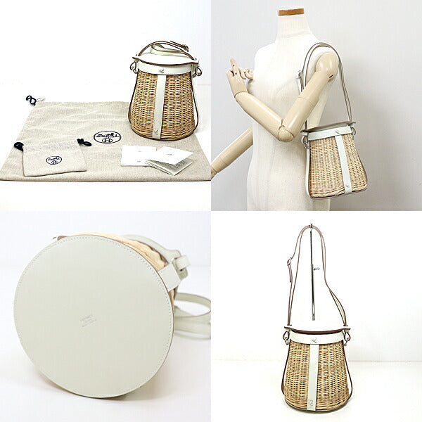 HERMES Shoulder Bag Swift Kle Farming Picnic