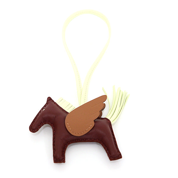 HERMES Bag charm Swift Brown Bag charm Rodeo Pegasus PM Women(Unisex)