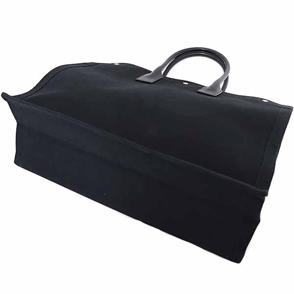 SAINT LAURENT Tote Bag 499290 Cotton canvas black Rive Gauche Tote Bag