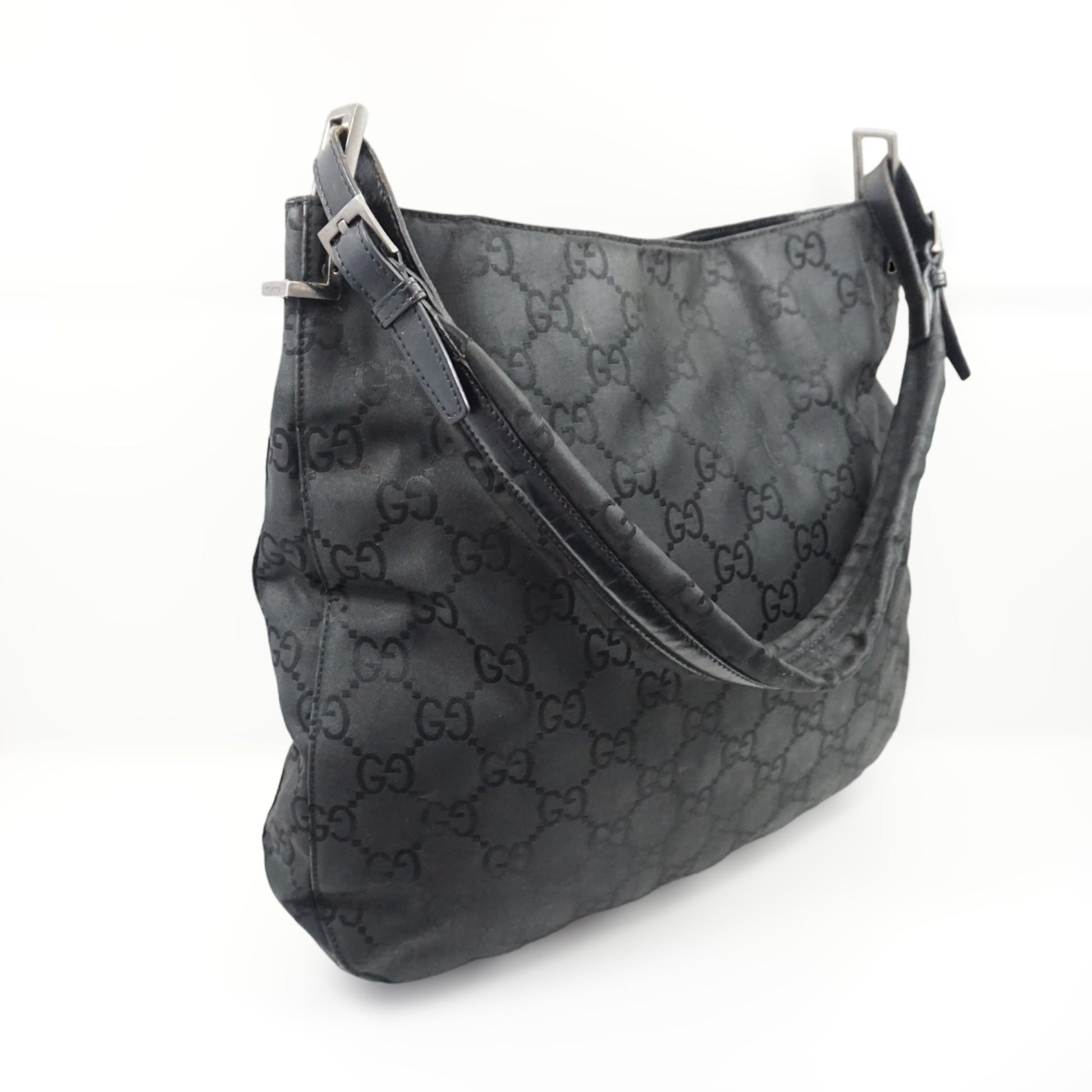Gucci Monogram Nylon Shoulder Bag