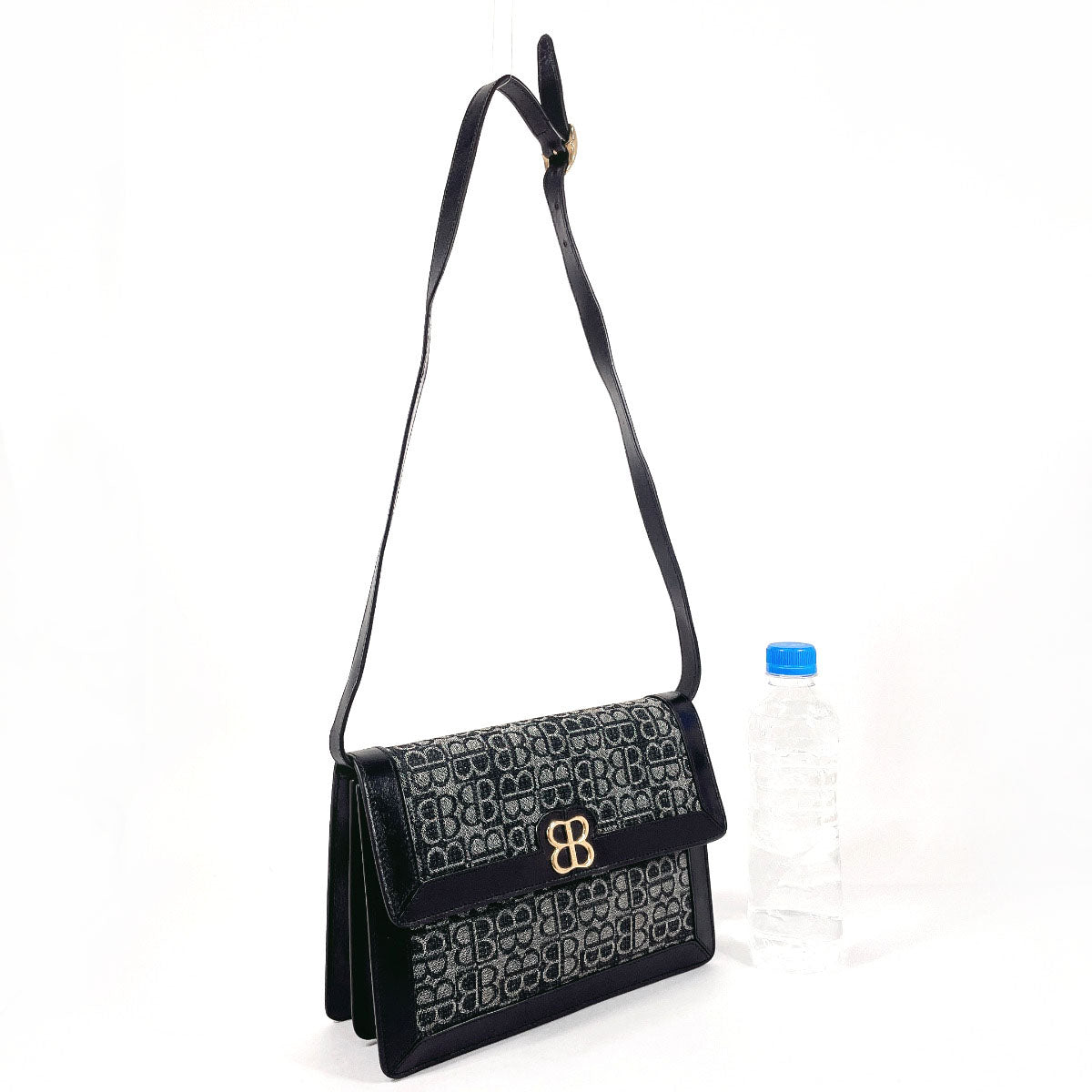 Balenciaga Canvas Leather BB Logo 2WAY Shoulder Bag