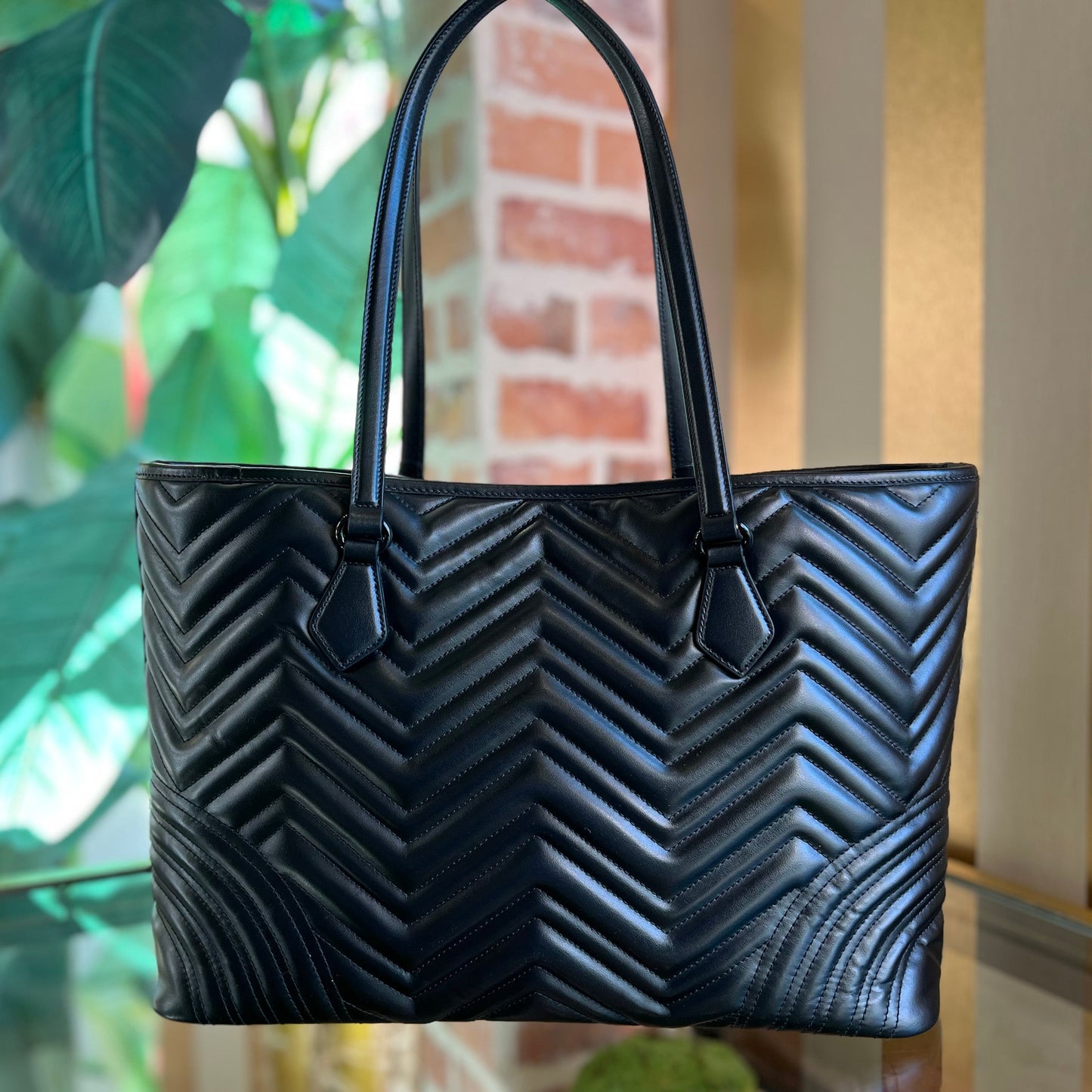 Gucci Leather Tote