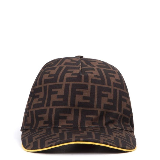 FENDI FF RELOADED JACQUARD BASEBALL CAP