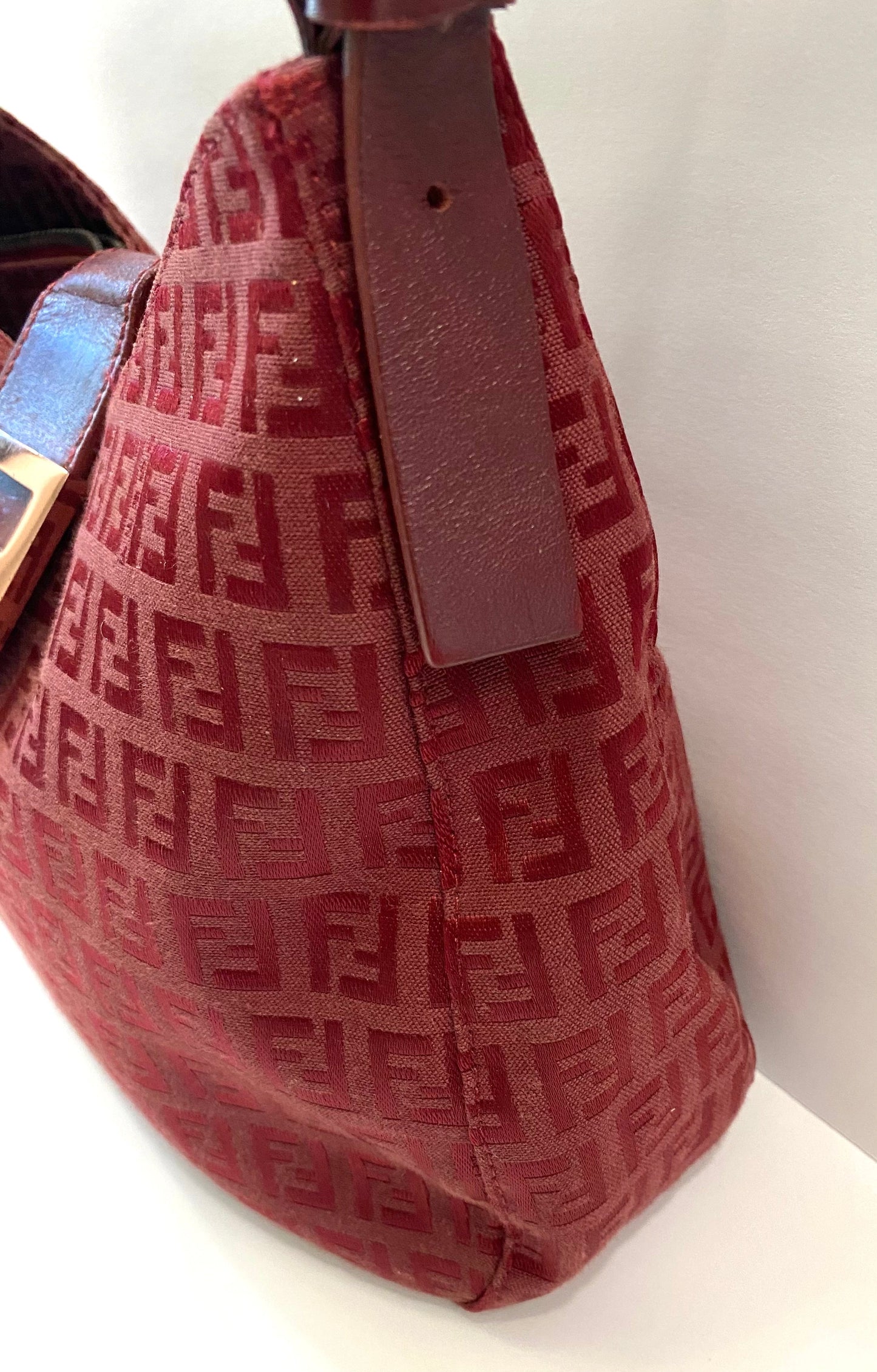 FENDI   ZUCCHINO MAMA BAGUETTE SHOULDER BAG