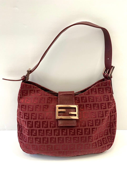 FENDI   ZUCCHINO MAMA BAGUETTE SHOULDER BAG