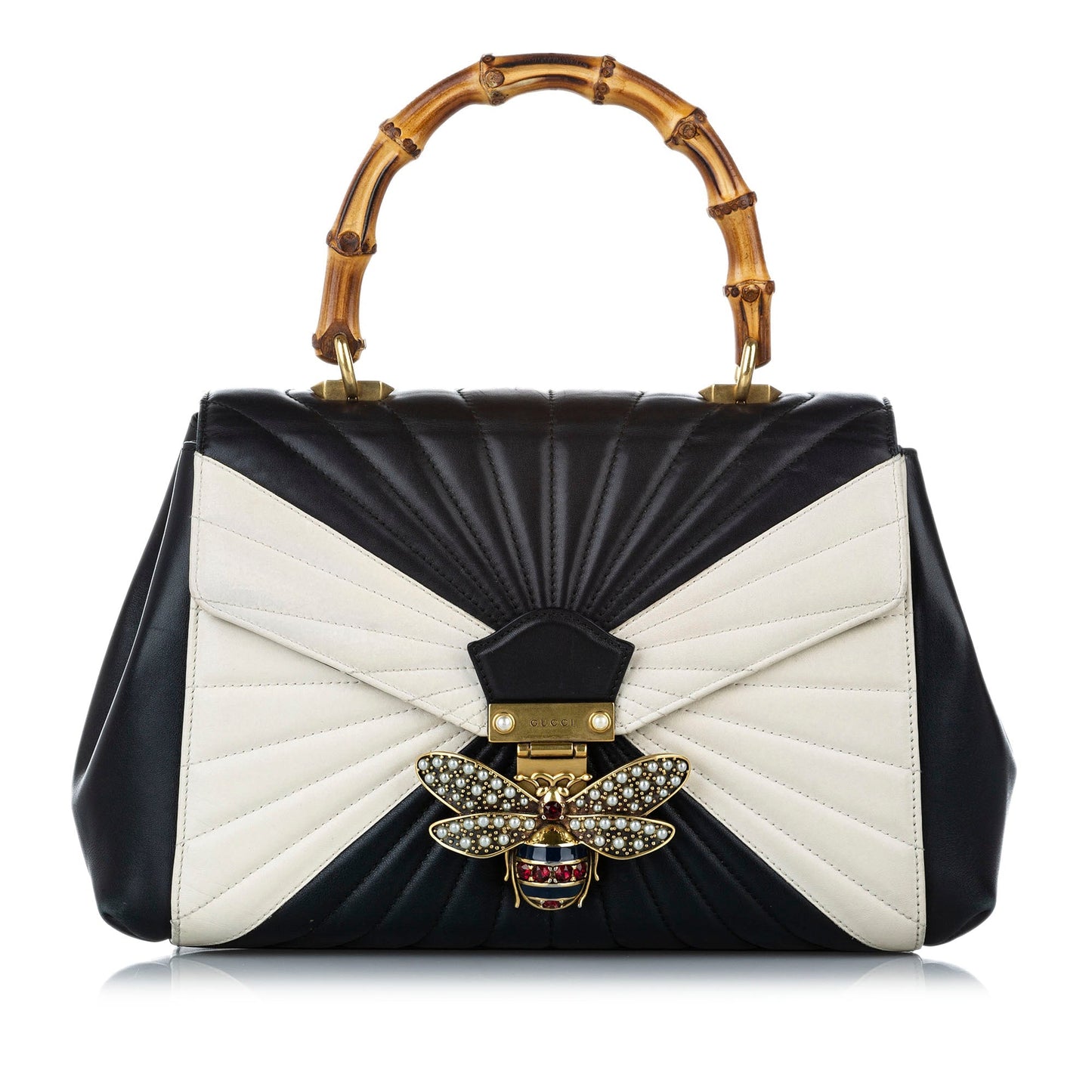 Gucci Leather Top Handle Shoulder Bag