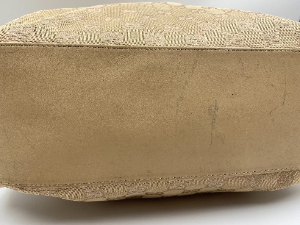 Gucci Bamboo Leather Nylon Handbag Style 1