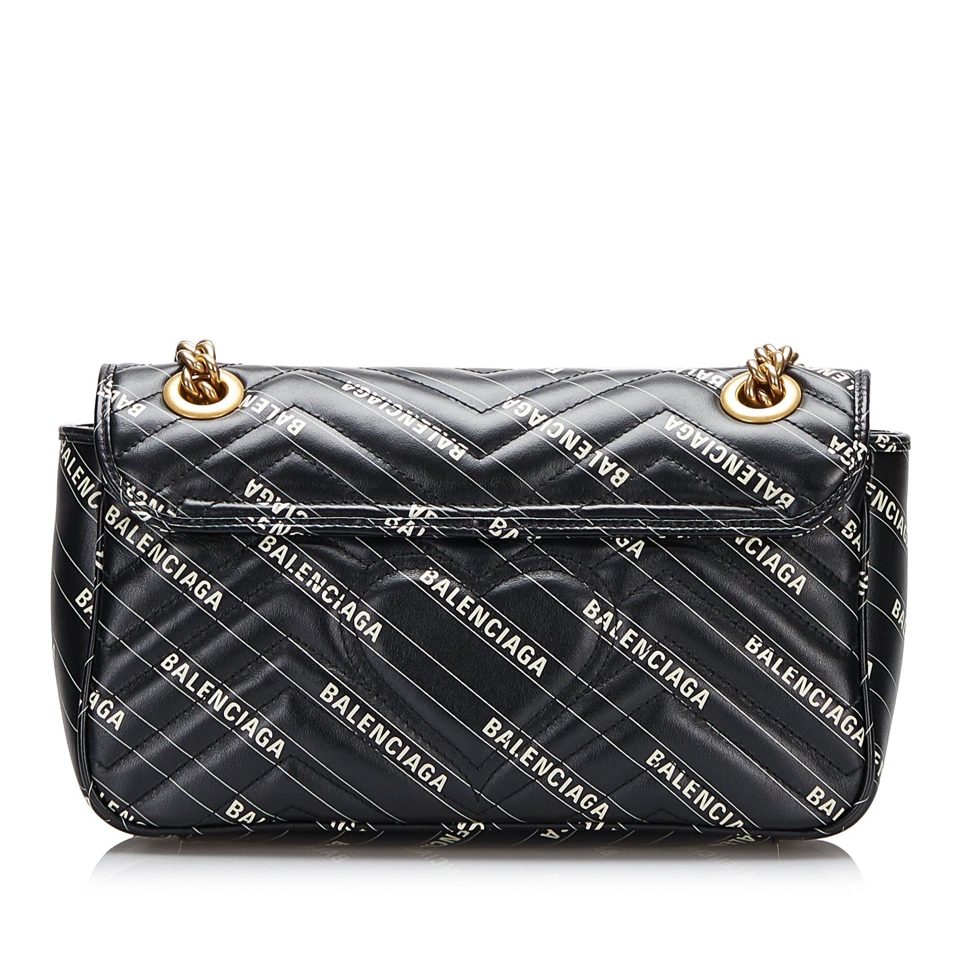 Gucci GG Marmont Leather Chain Shoulder Bag Style 22
