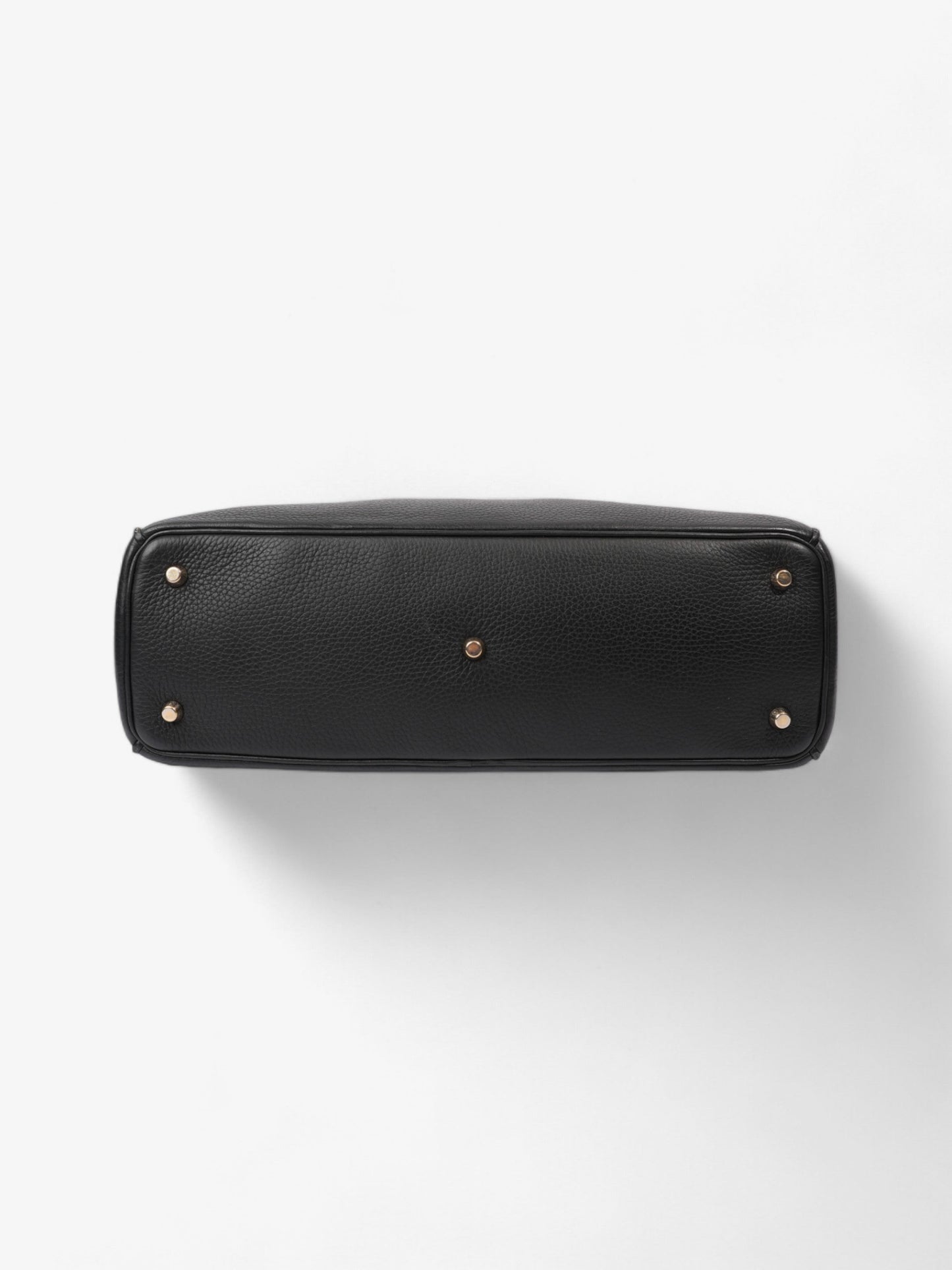 Christian Dior Diorissimo Satchel Black Calfskin Leather Large