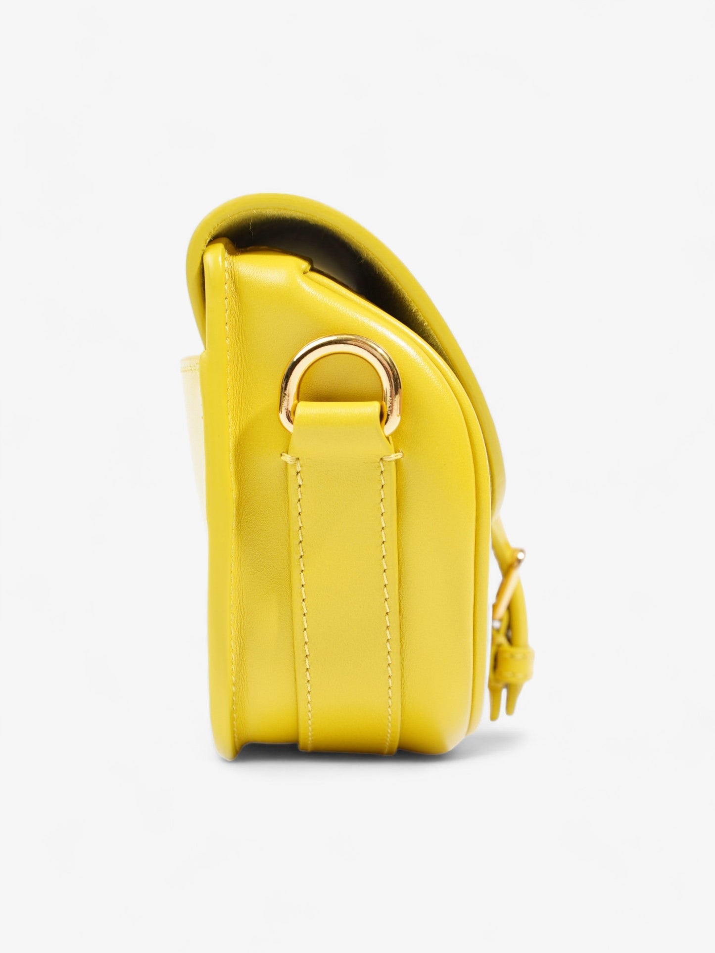 Christian Dior Bobby East West Yellow Calfskin Leather