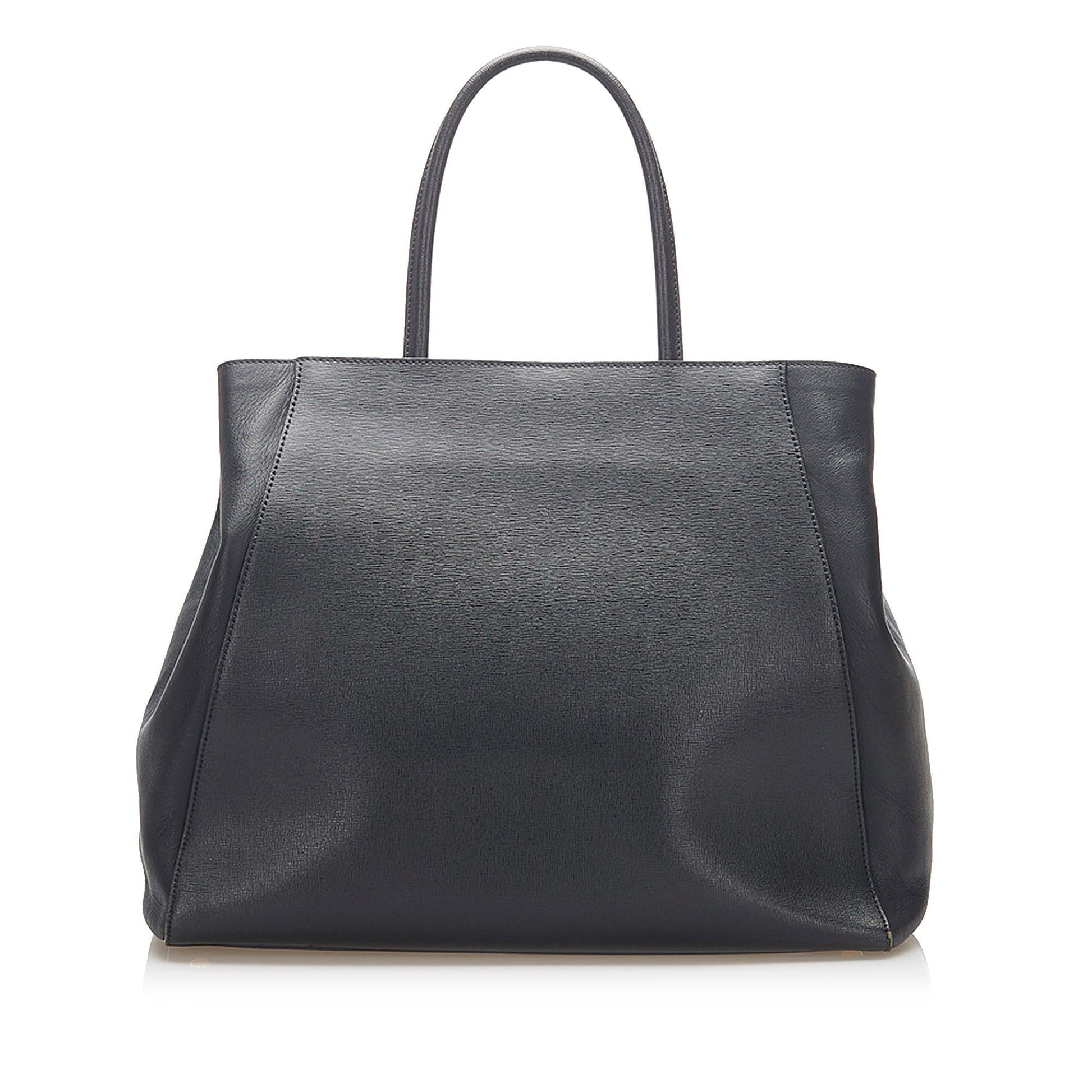 Fendi 2Jours Leather Handbag