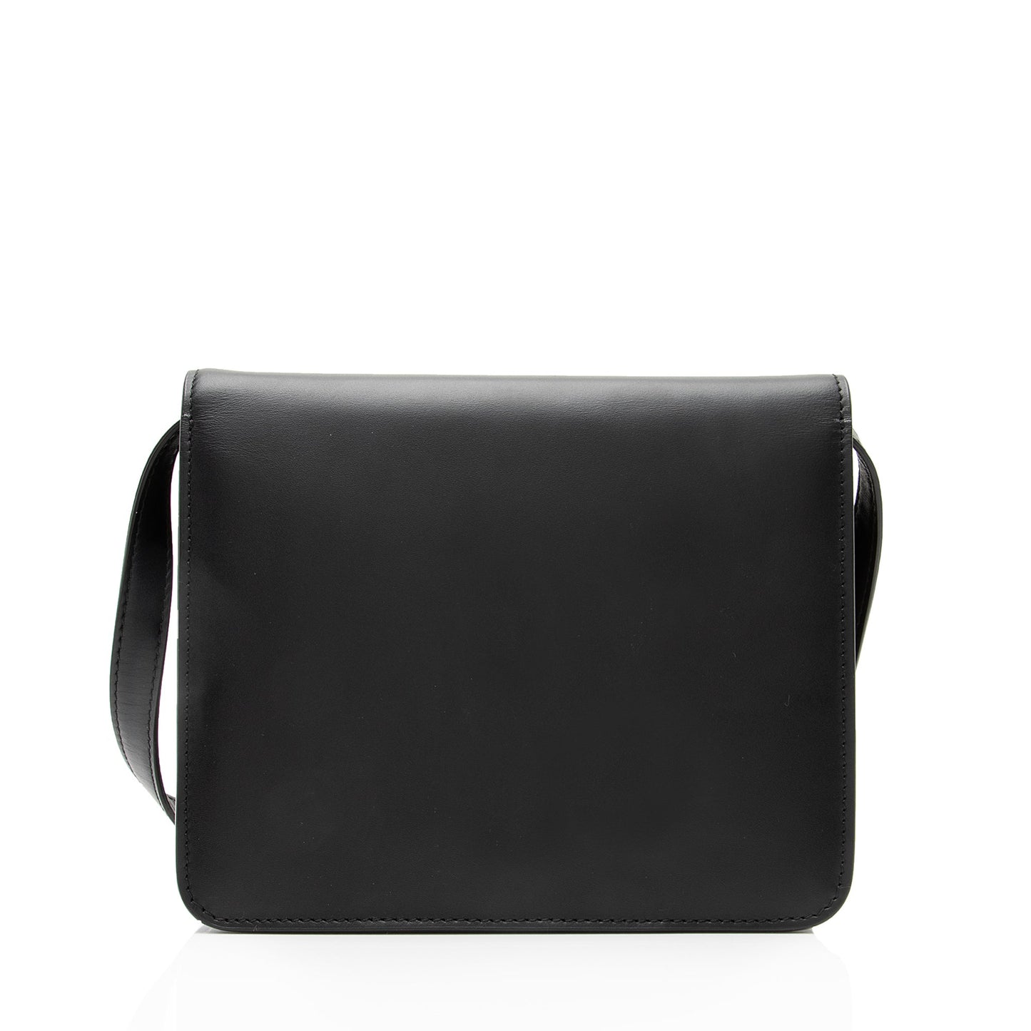 Fendi Calfskin Crystal Fab Small Crossbody Bag