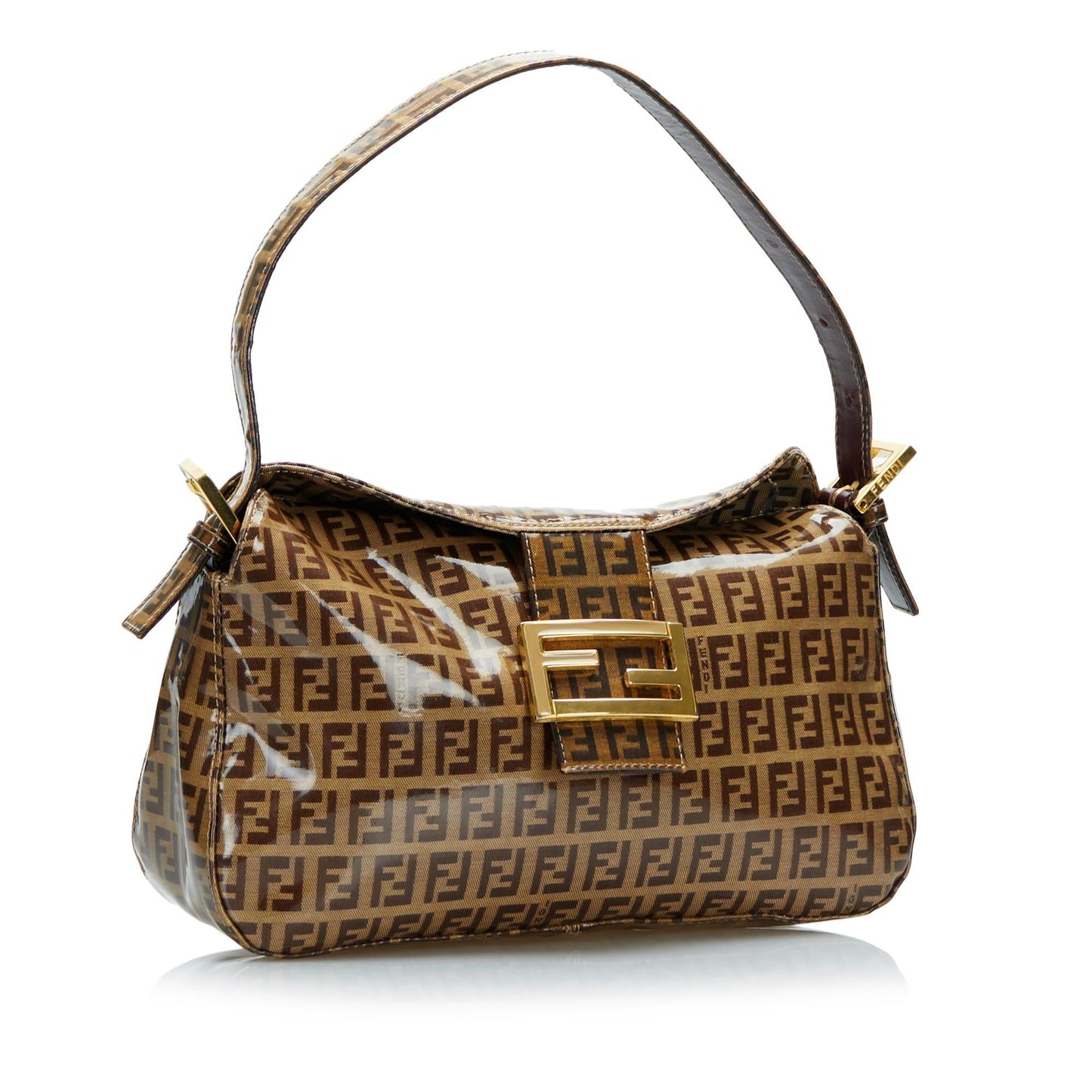 Fendi Crystal Zucchino Double Flap