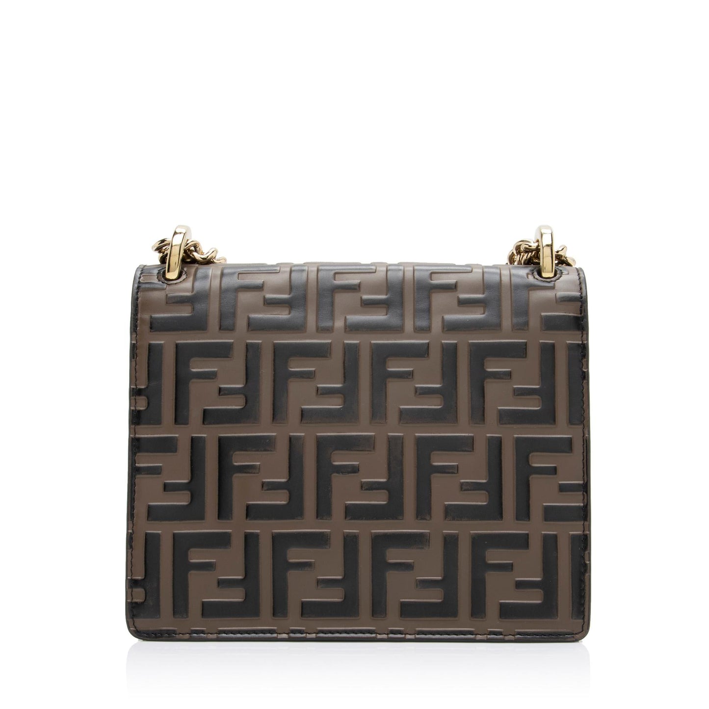 Fendi FF Embossed Kan U Small Shoulder Bag