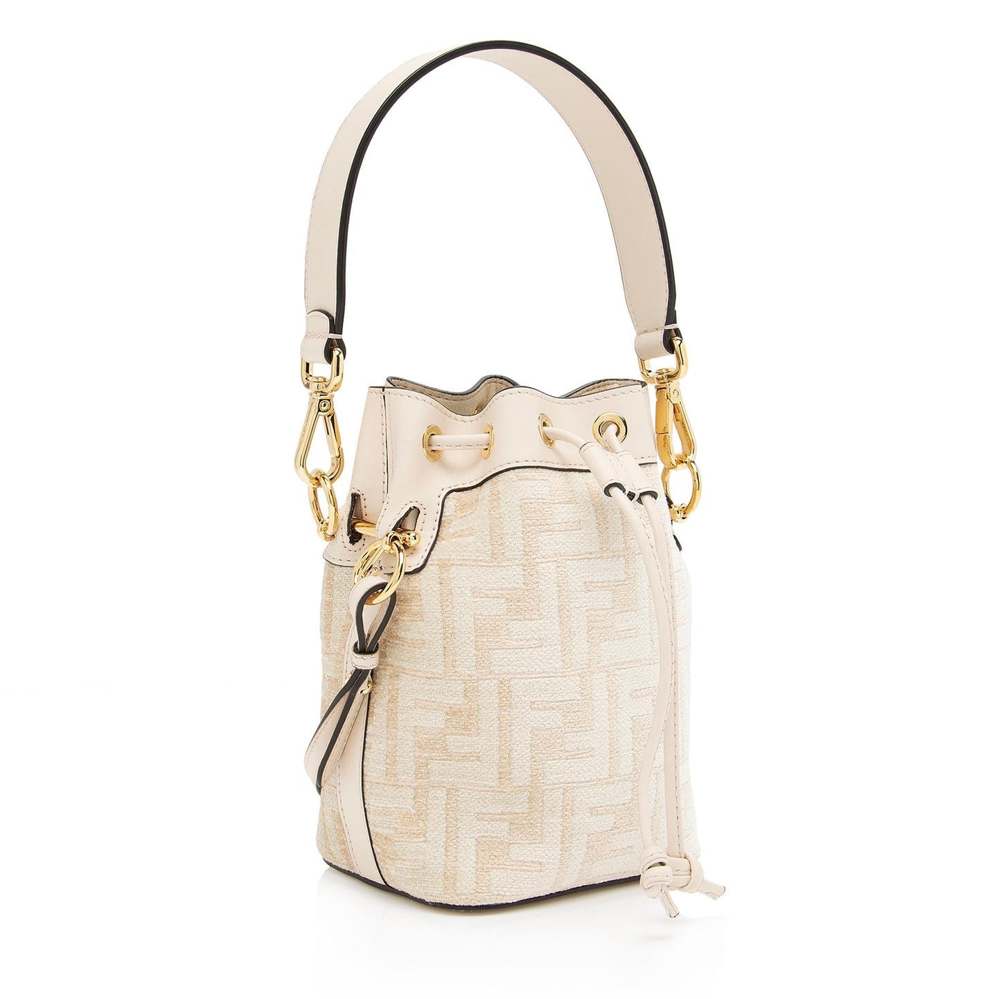 Fendi FF Tapestry Mon Tresor Mini Bucket Bag