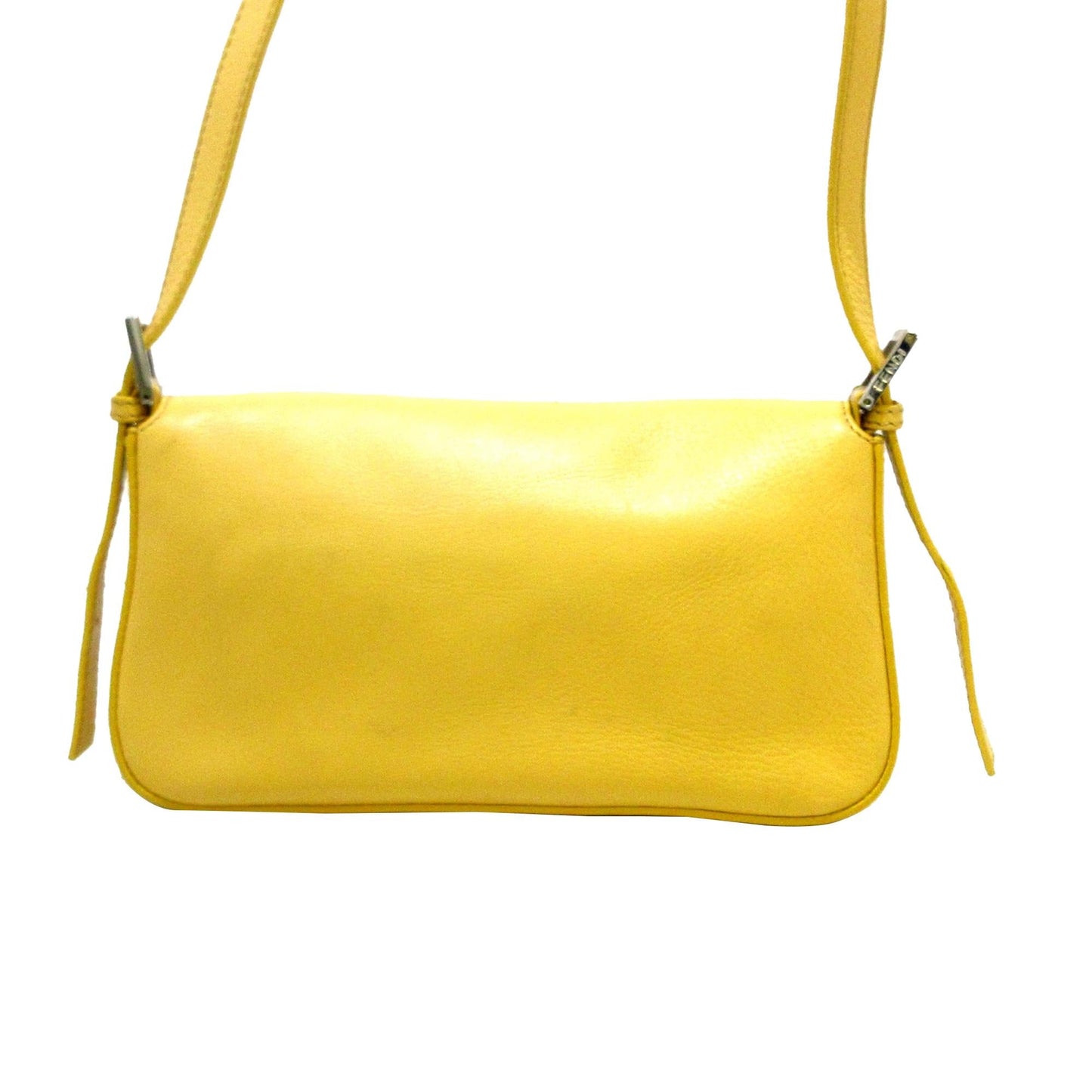 Fendi Leather Baguette with Interchangeable Strap