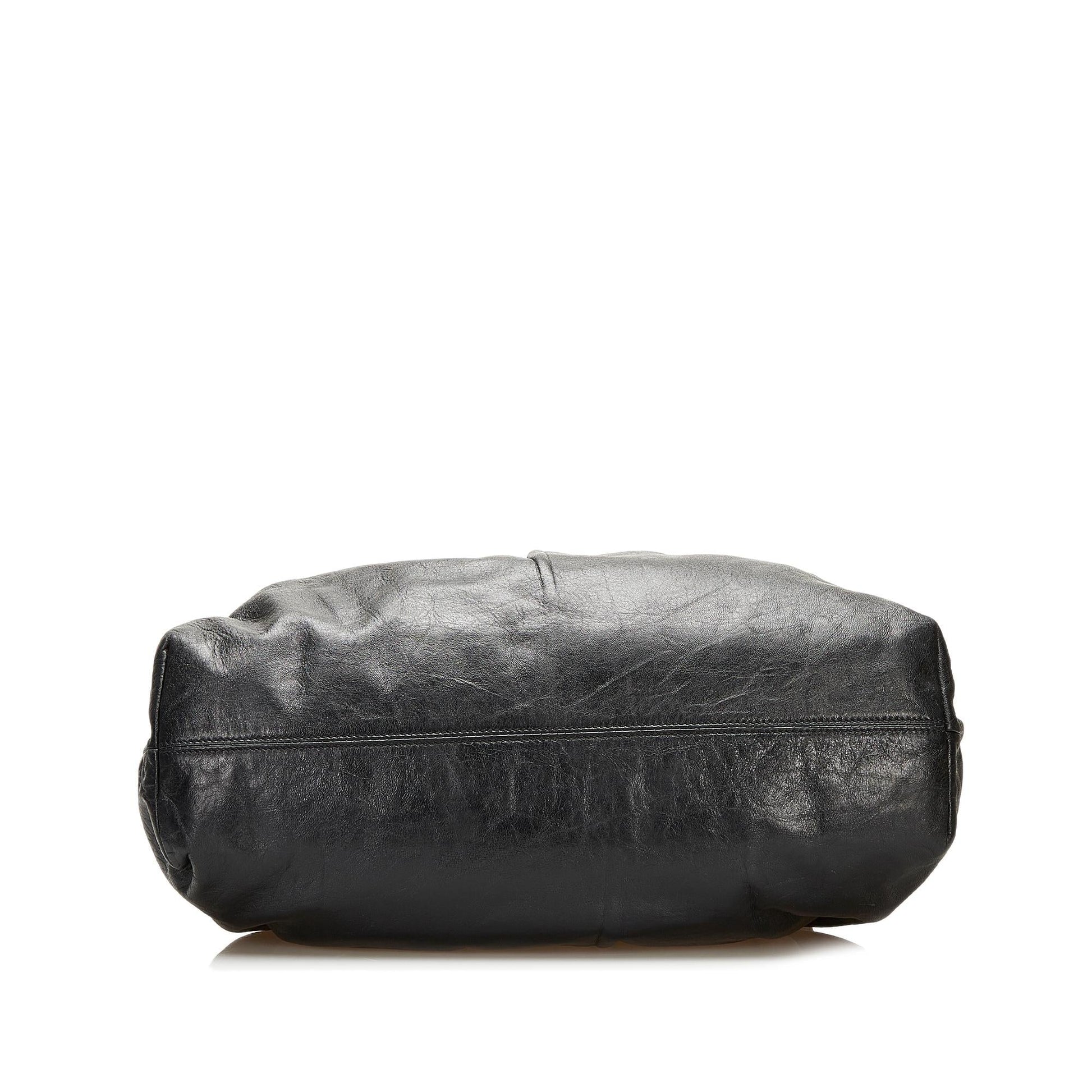 Fendi Leather Chef Shoulder Bag