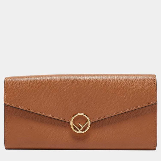 FENDI CALFSKIN LEATHER F IS FENDI CONTINENTAL WALLET