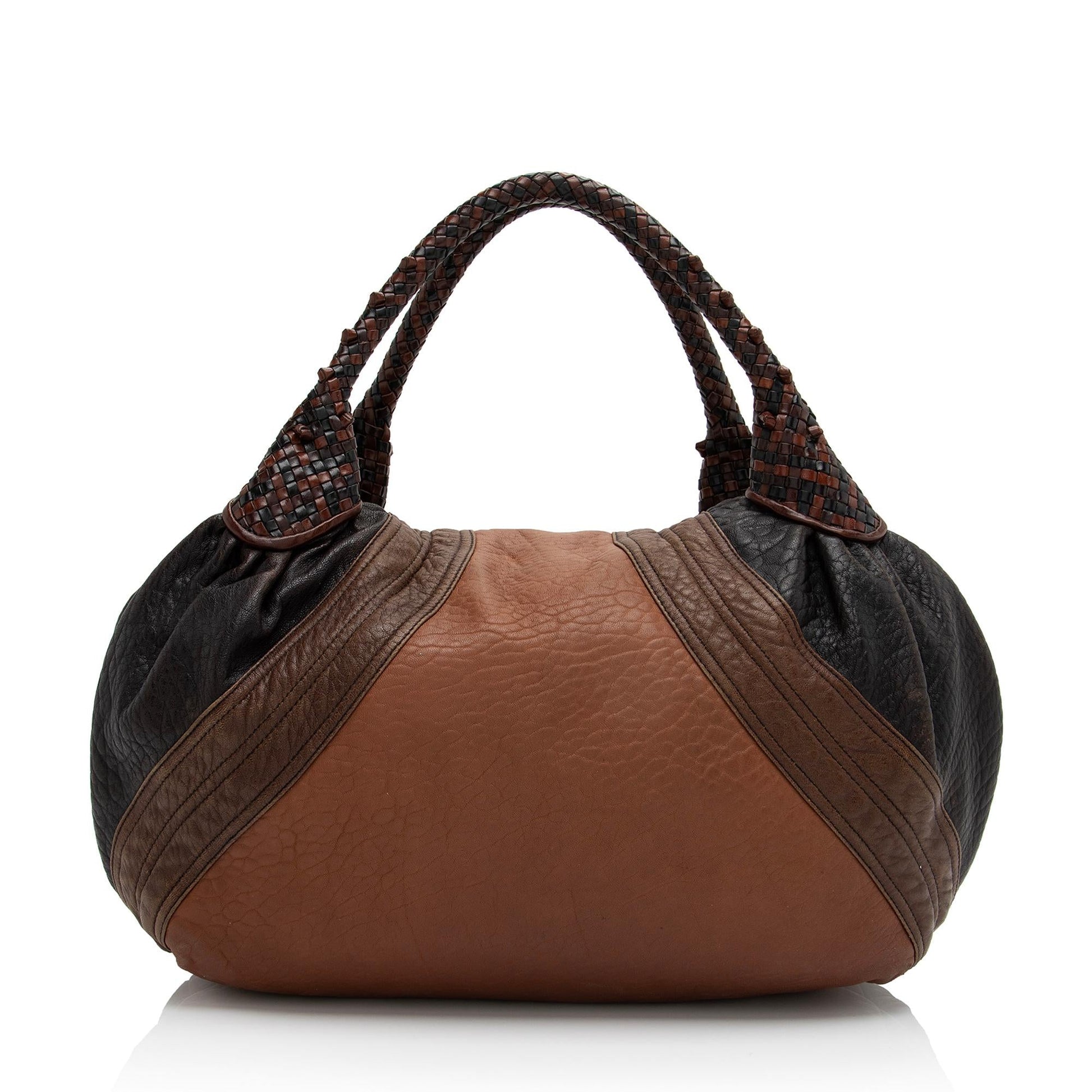 Fendi Leather Spy Satchel