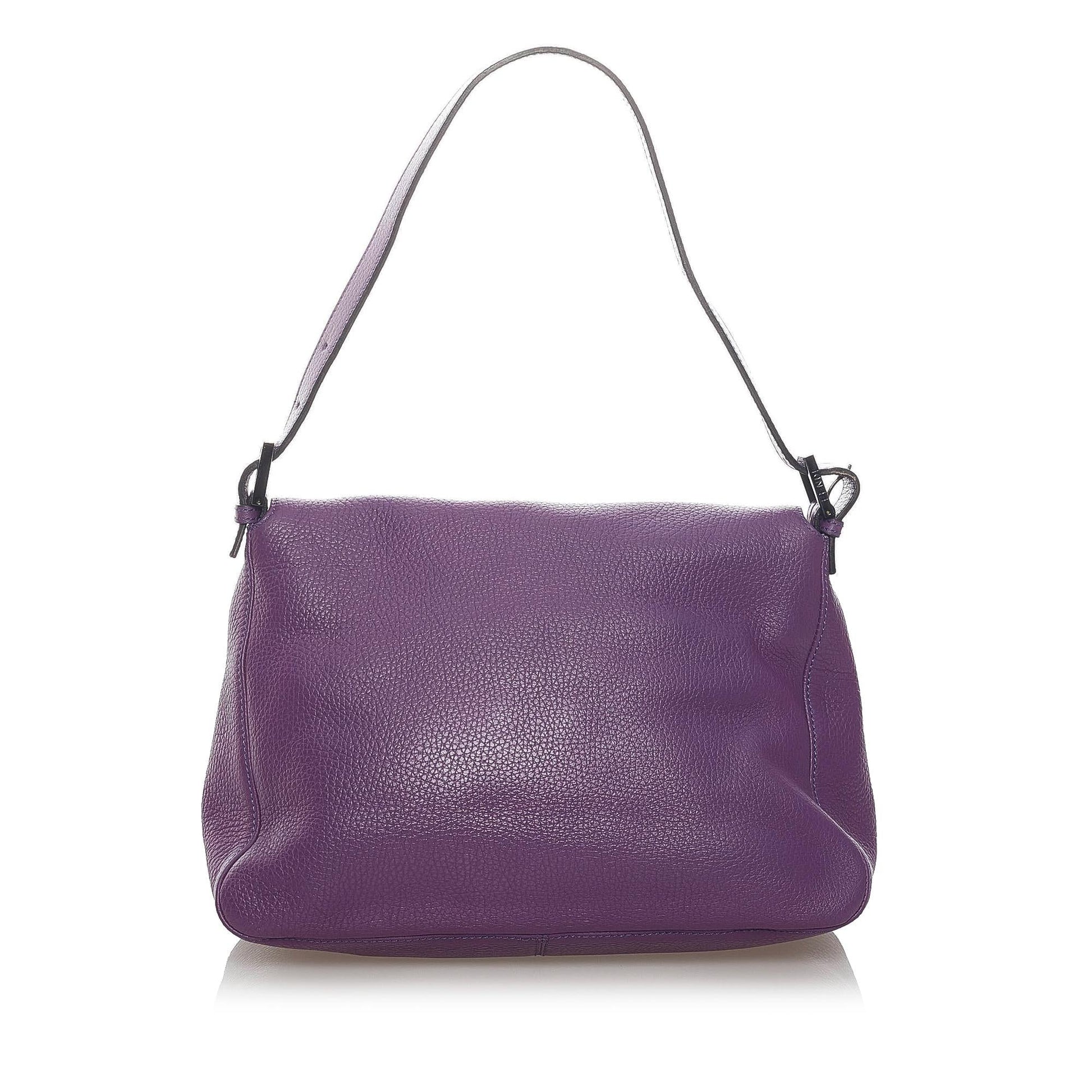 Fendi Mamma Forever Leather Shoulder Bag