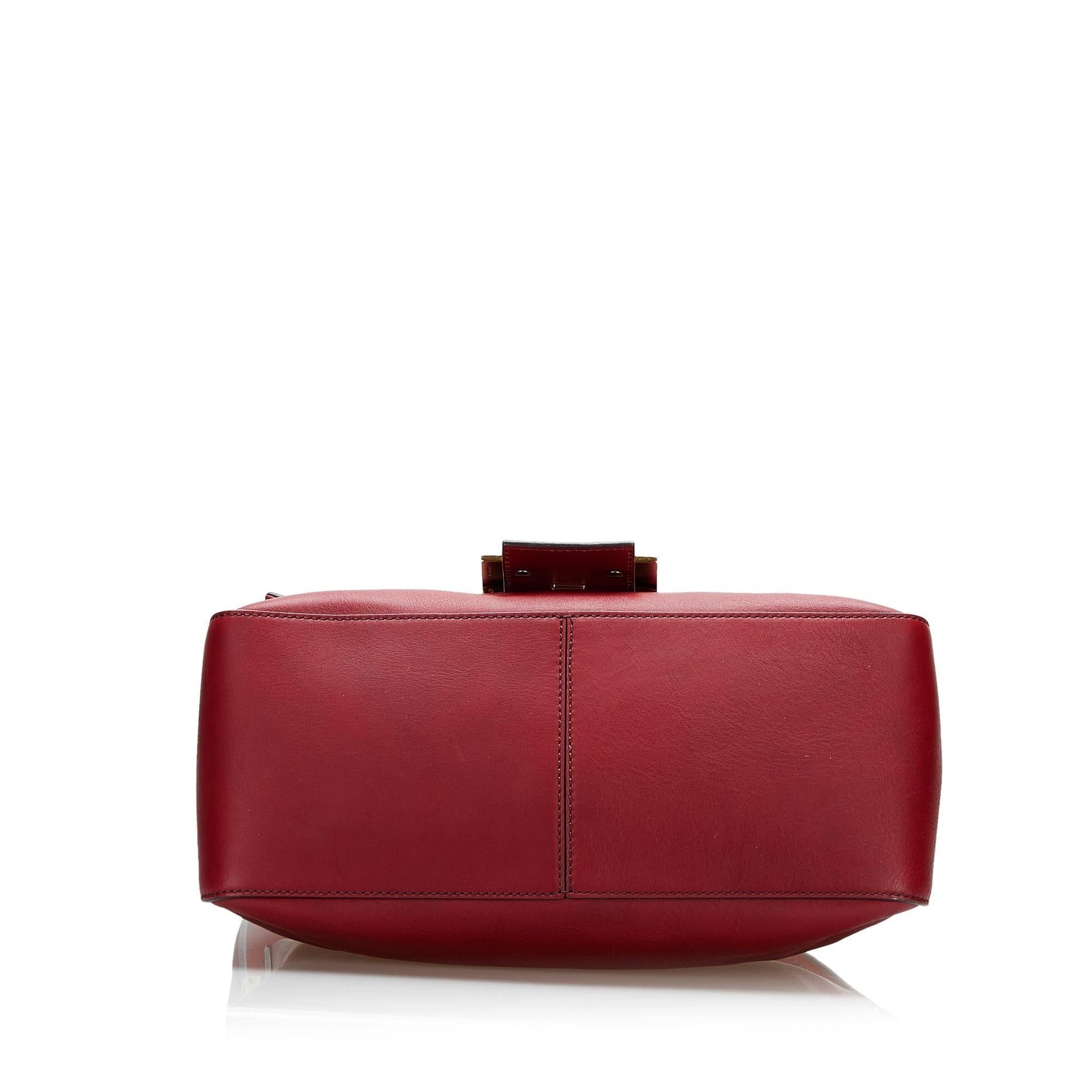 Fendi Mamma Forever Leather Shoulder Bag