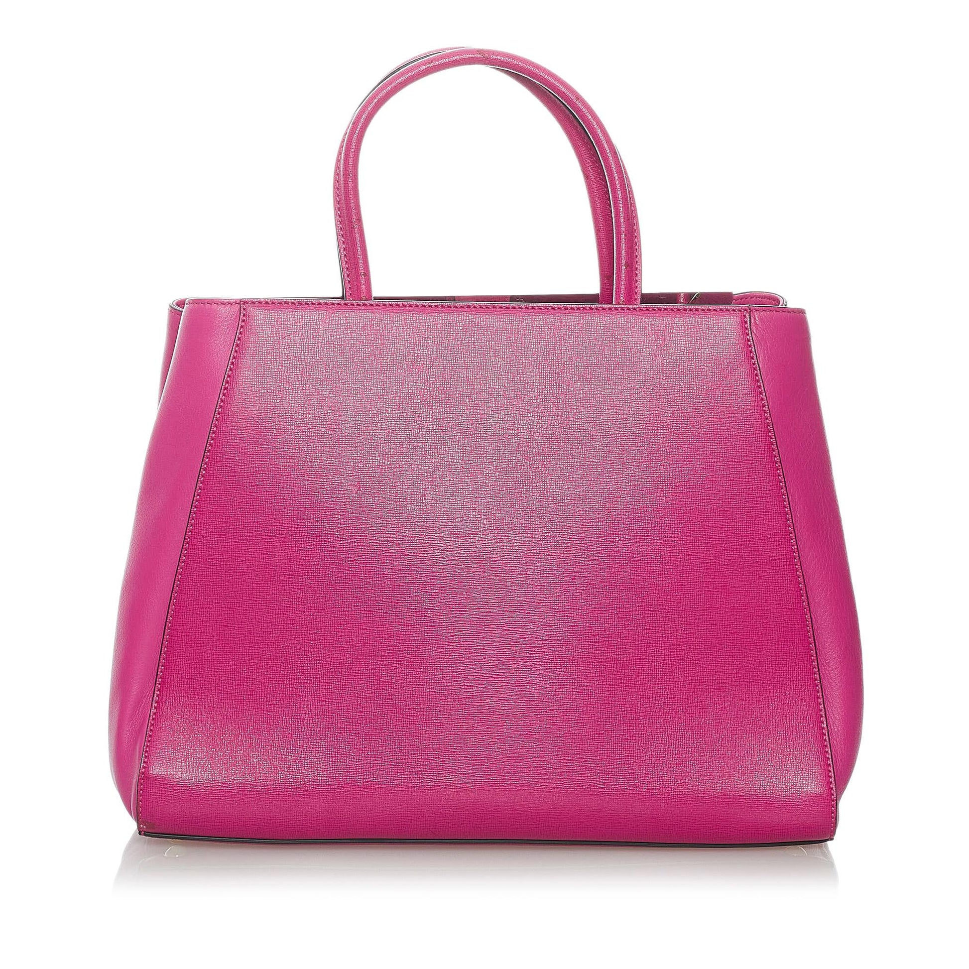 Fendi Medium 2Jours Leather Satchel