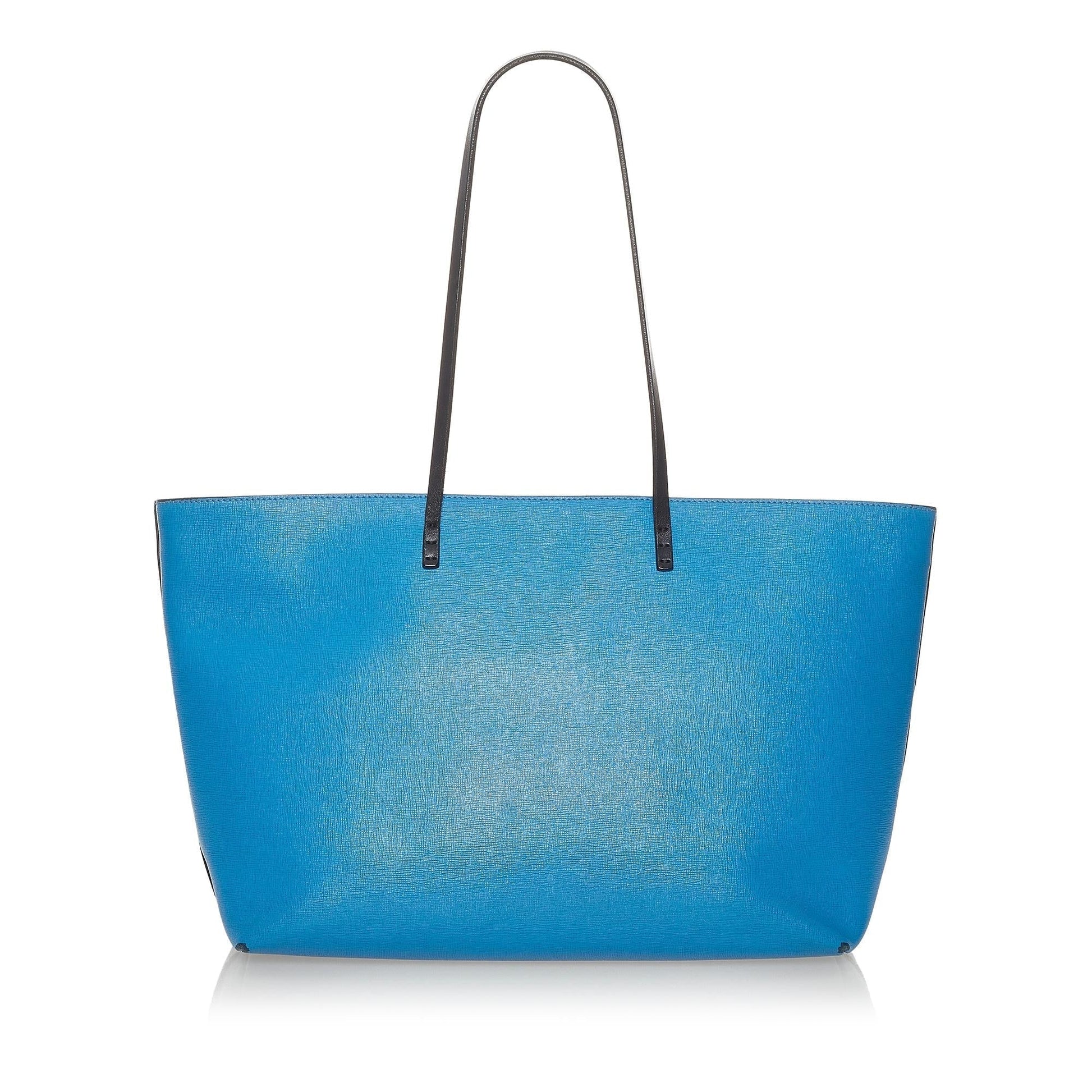 Fendi Medium Monster Roll Leather Tote Bag