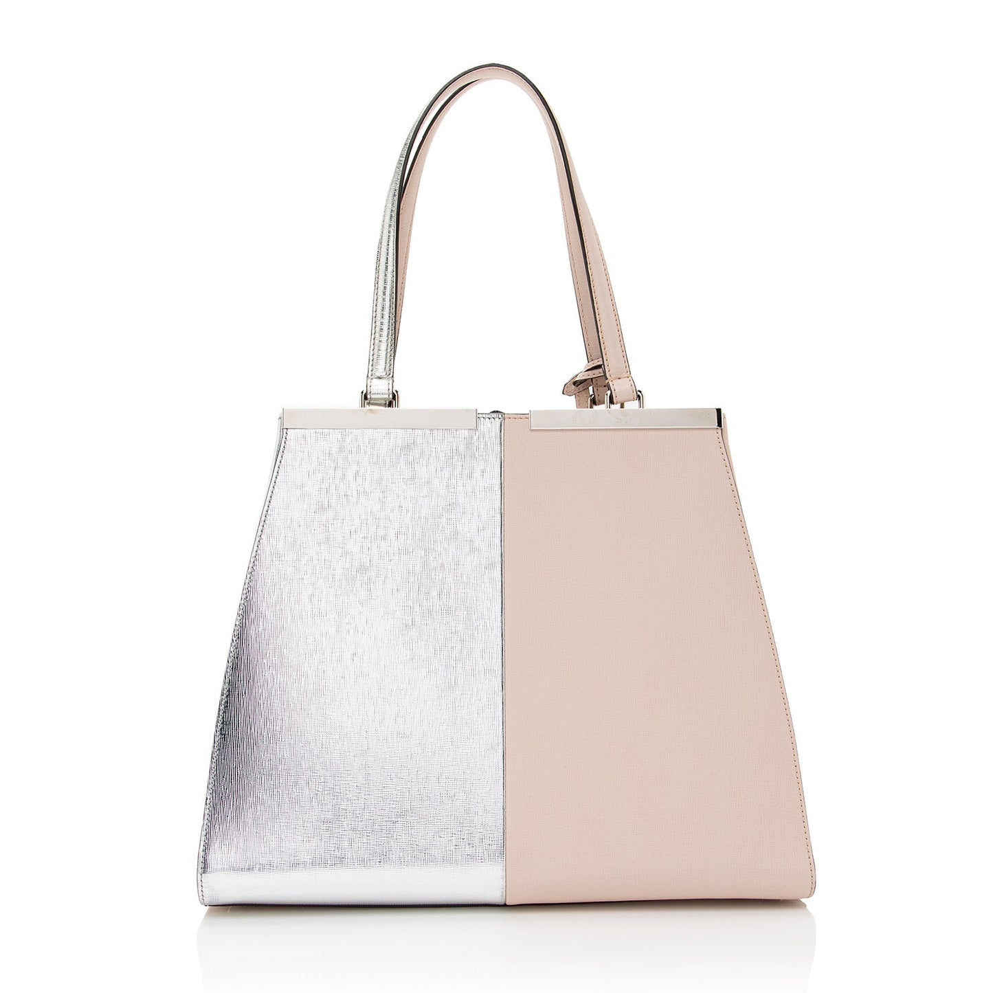 Fendi Metallic Calfskin Bi Color 3Jours Tote