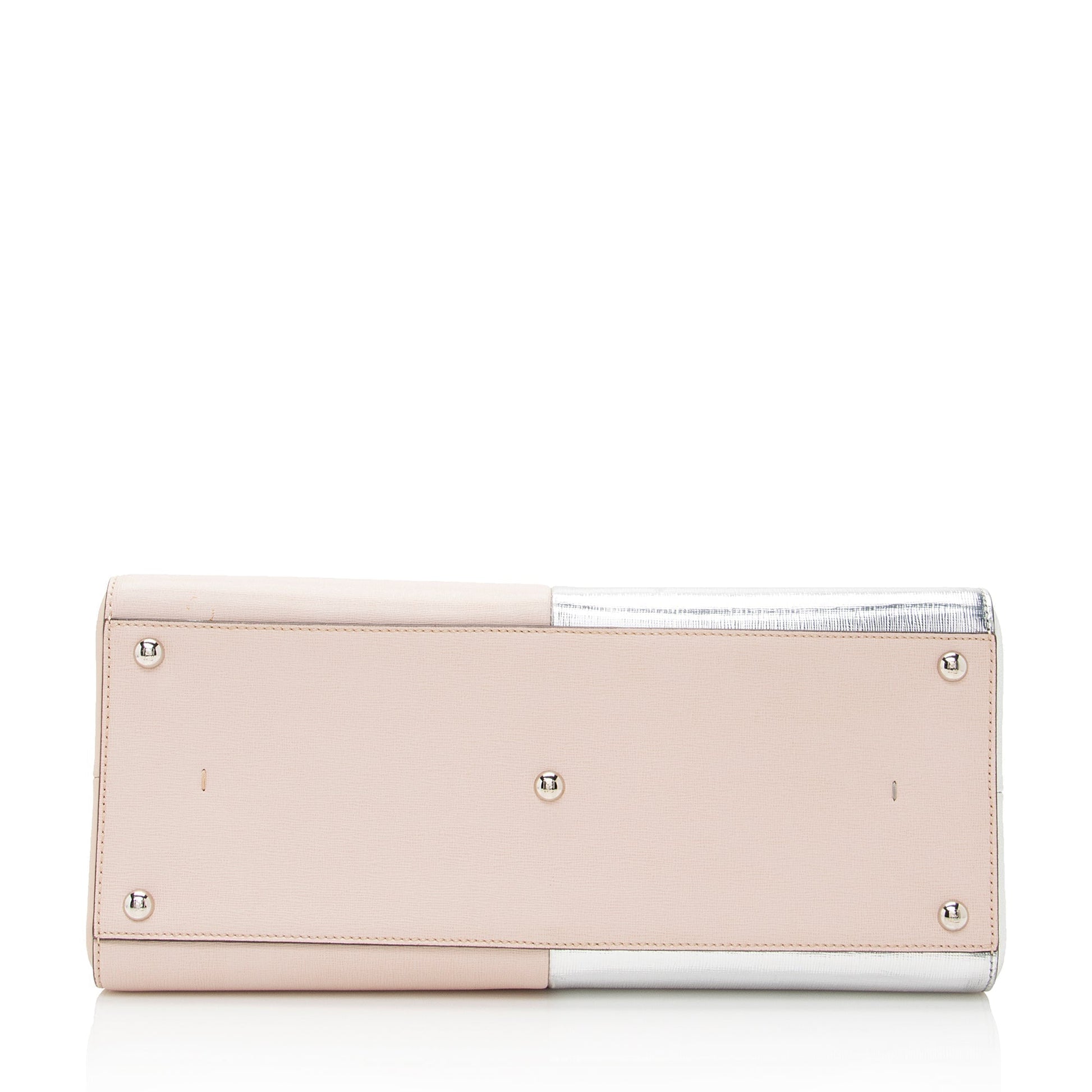 Fendi Metallic Calfskin Bi Color 3Jours Tote
