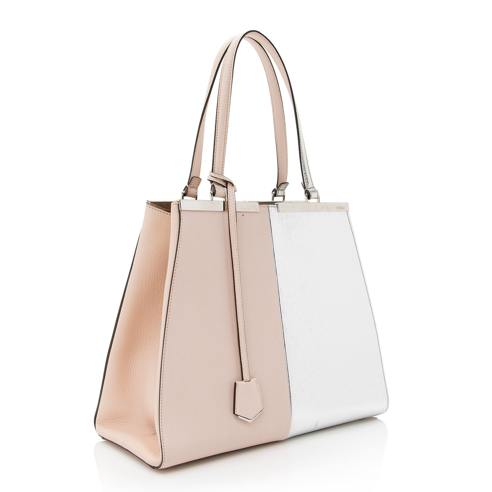Fendi Metallic Calfskin Bi Color 3Jours Tote