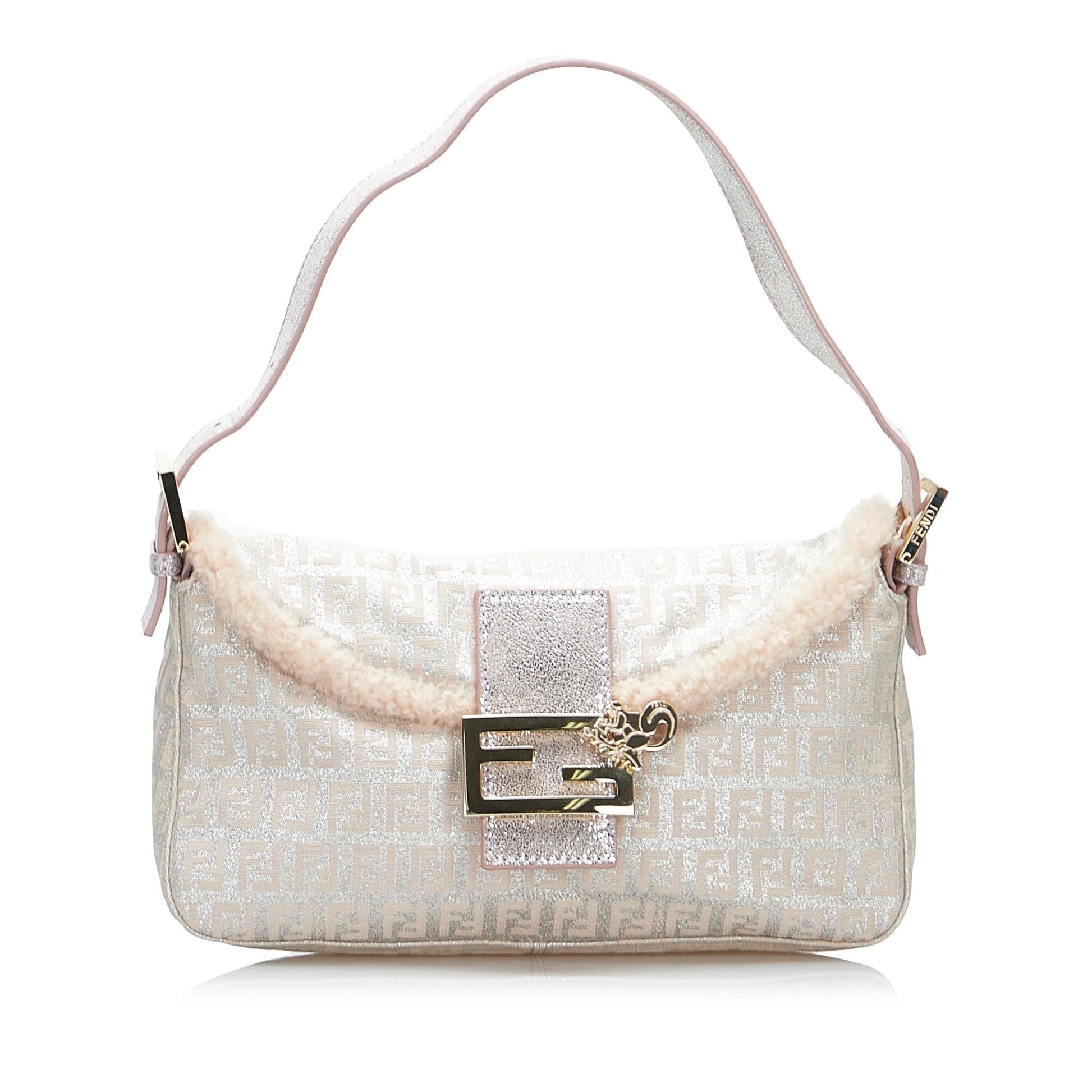 Fendi Metallic Zucchino Baguette