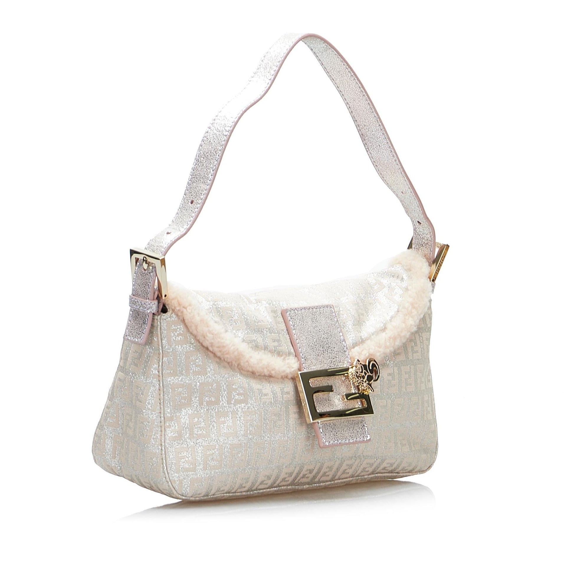 Fendi Metallic Zucchino Baguette
