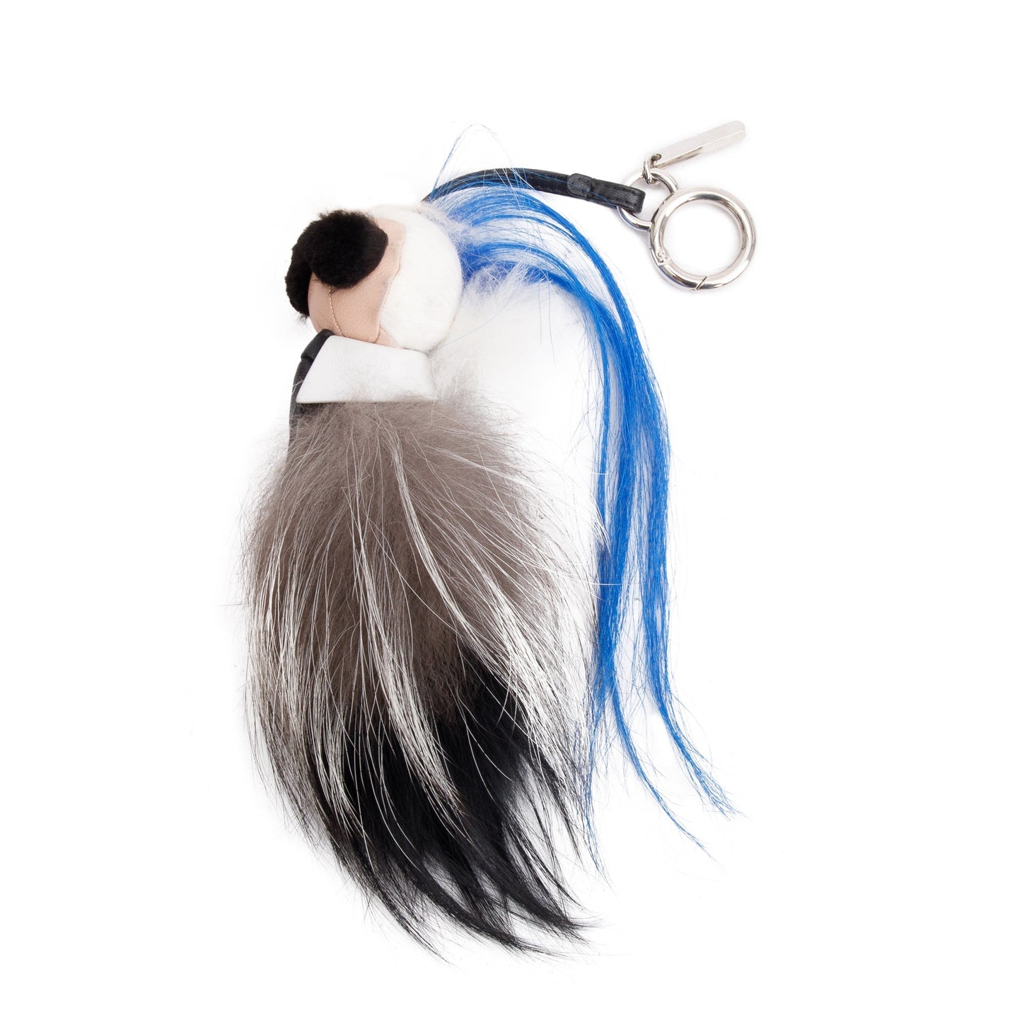 Fendi Mink Fox Fur Mini Karlito Bag Charm Keychain